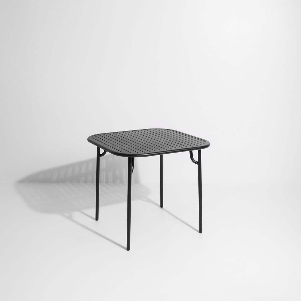 Vierkante tuintafel WEEK-END zwart