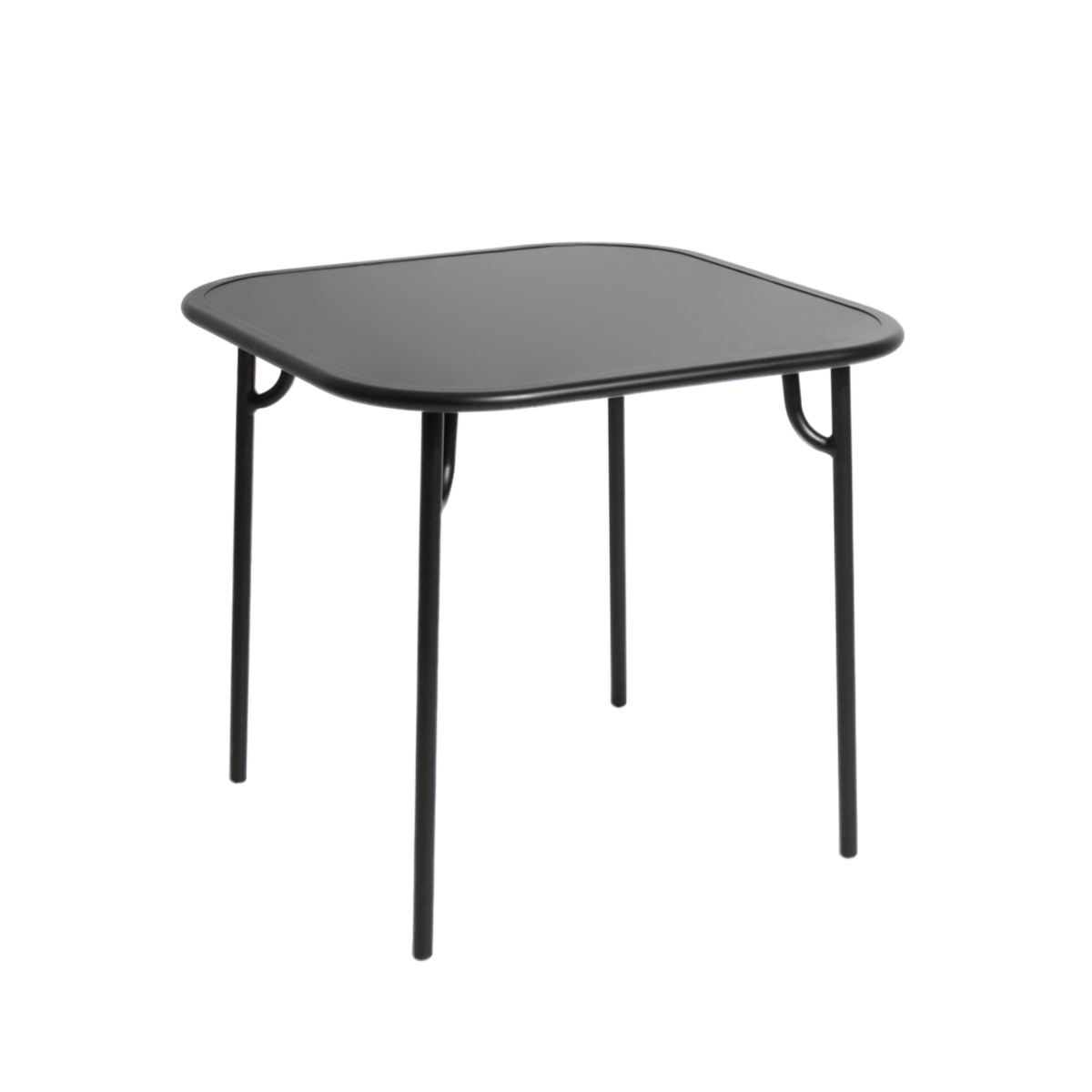 Vierkante tuintafel WEEK-END zwart