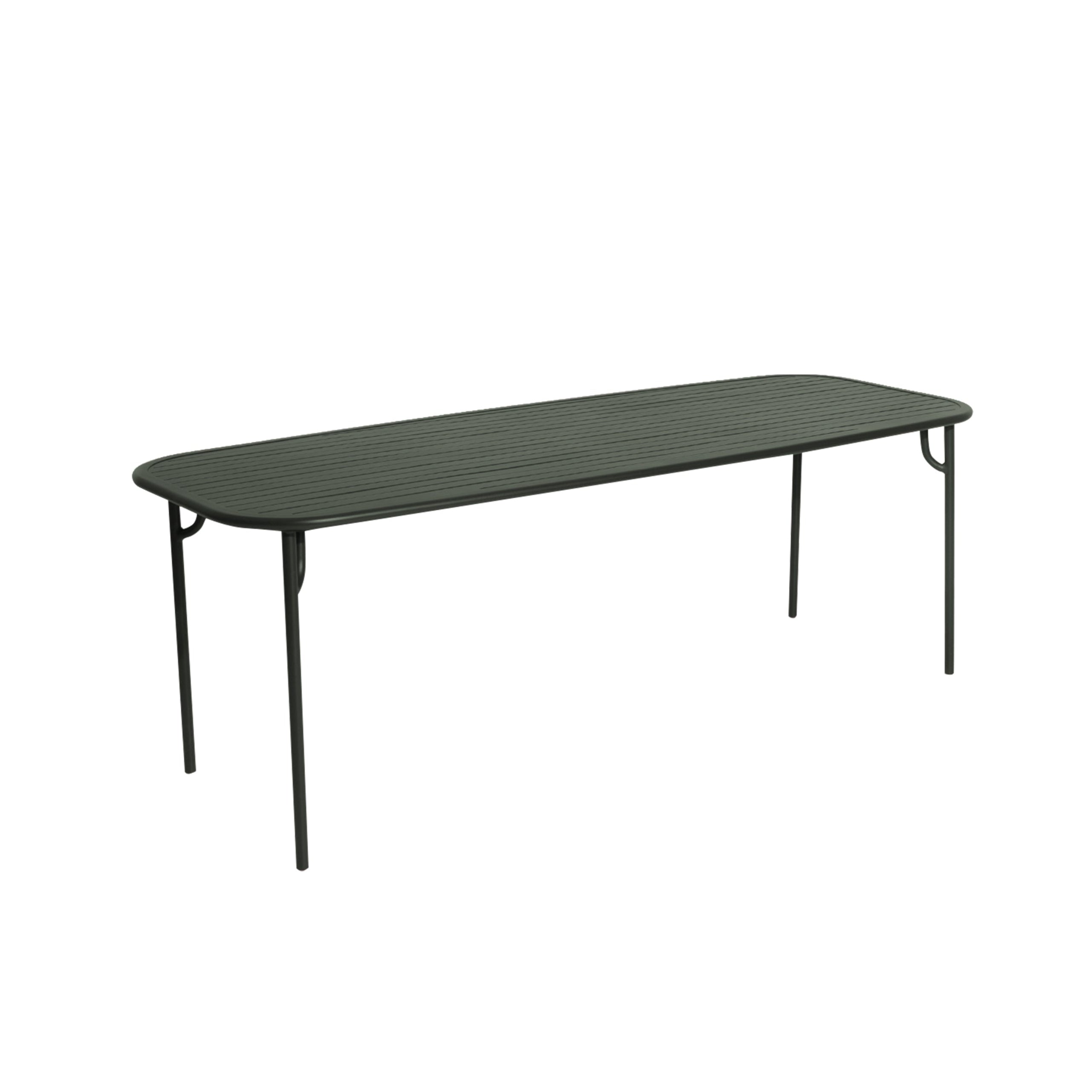 Tuin tafel WEEK-END donkergroen
