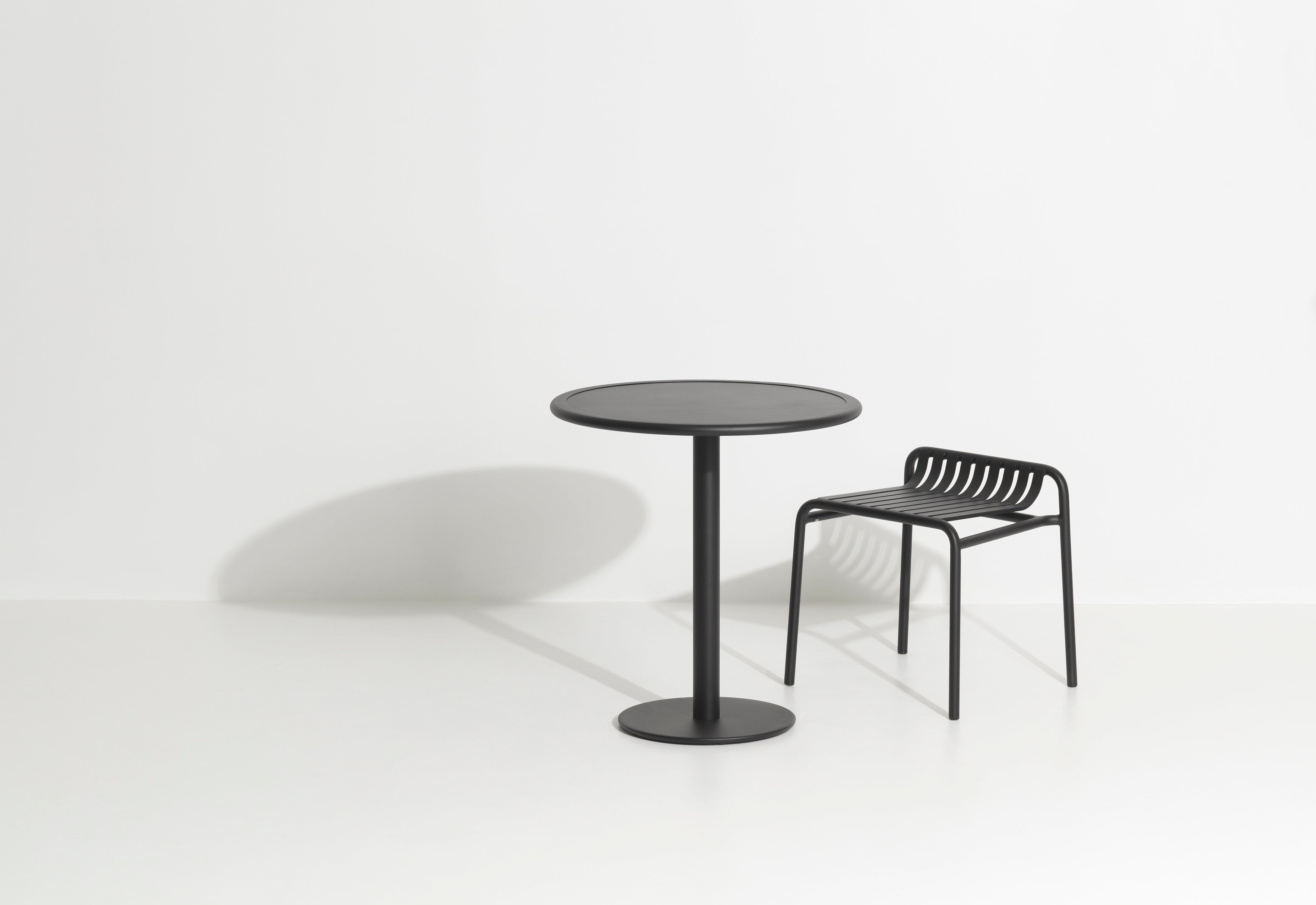 Ronde tuintafel WEEK-END in het rood