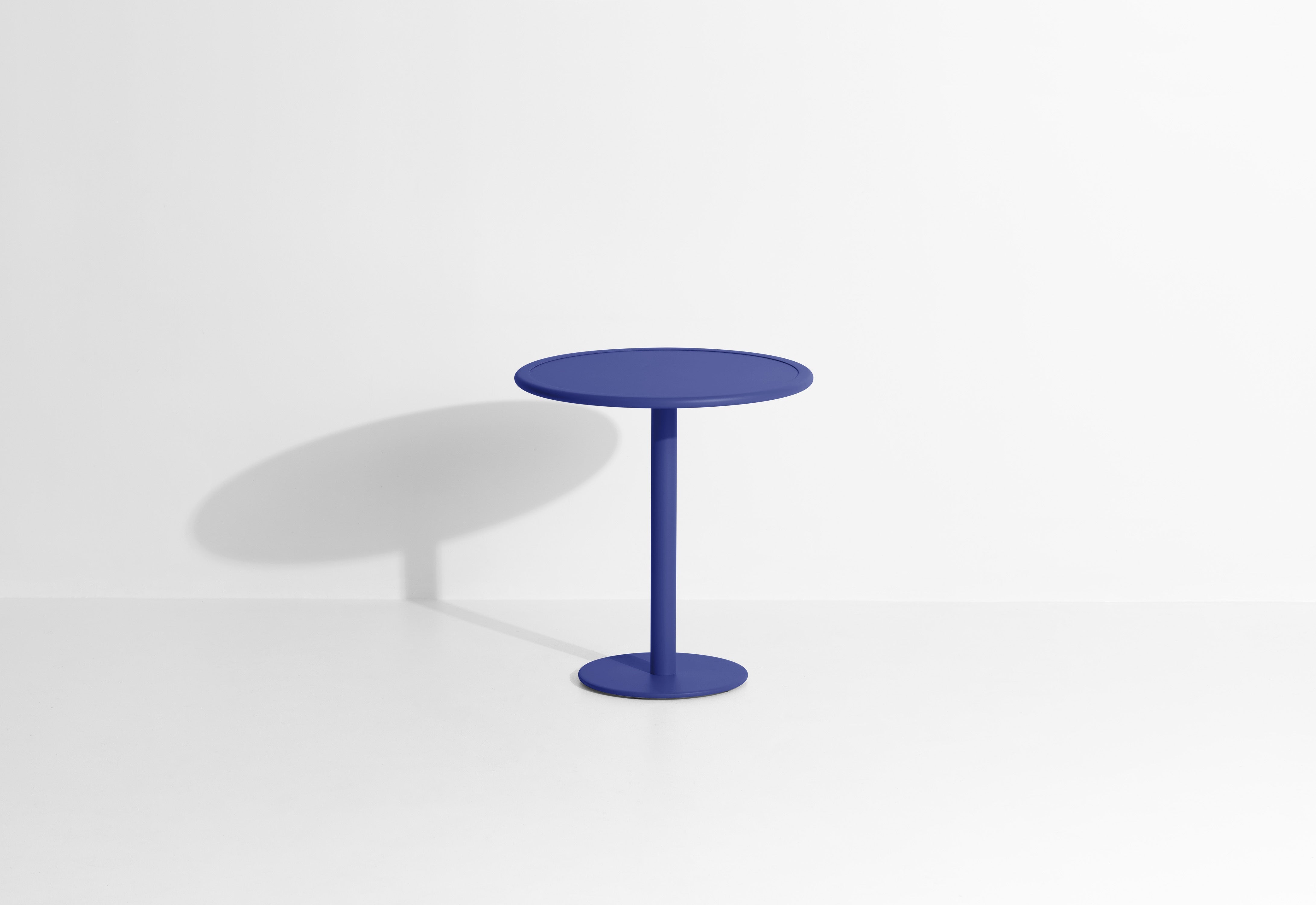 Ronde tuintafel WEEK-END donkerblauw