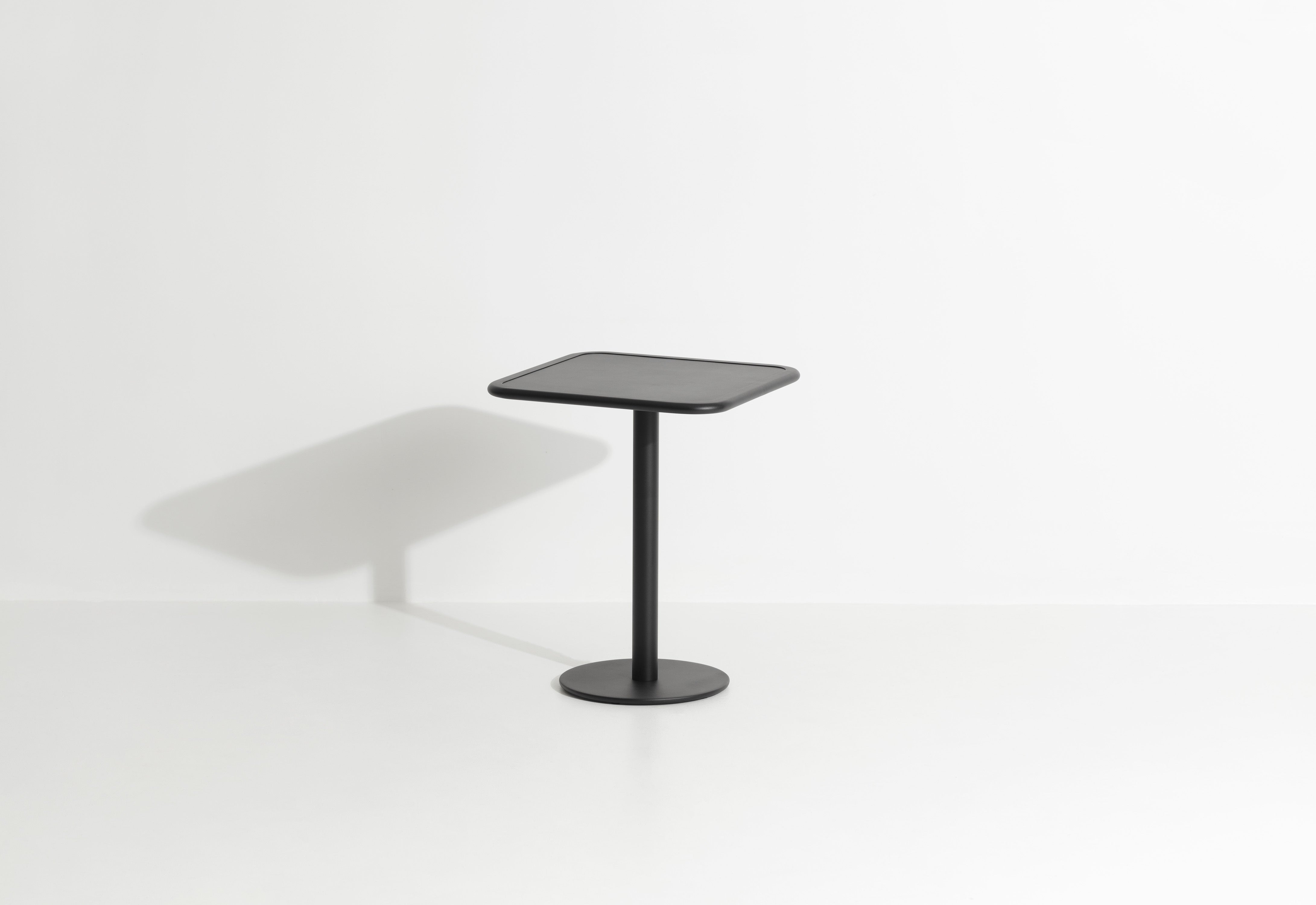 Vierkante tuintafel WEEK-END zwart