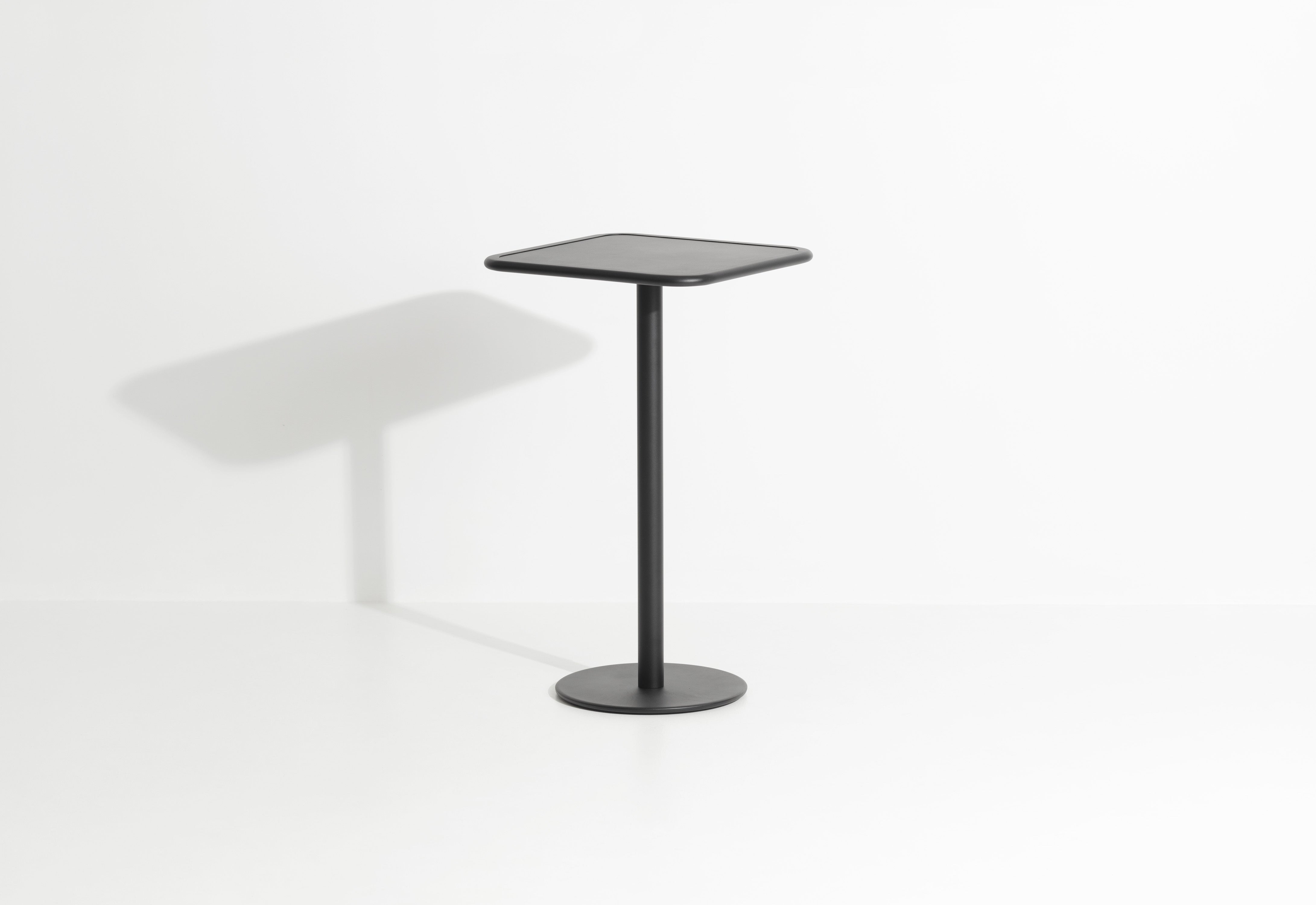 Vierkante tuintafel WEEK-END zwart