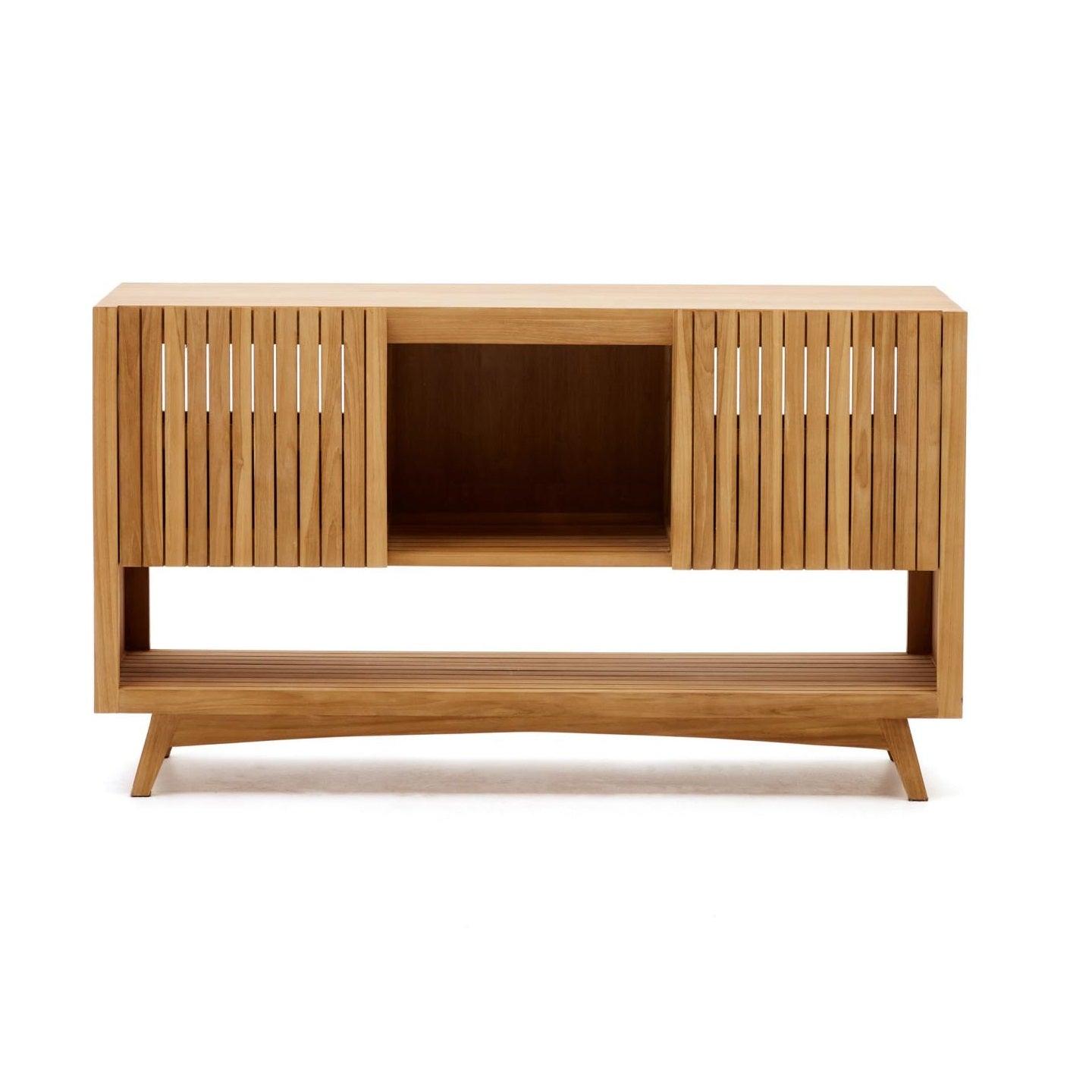 Szafka łazienkowa KUVENI lite drewno tekowe La Forma Eye on Design