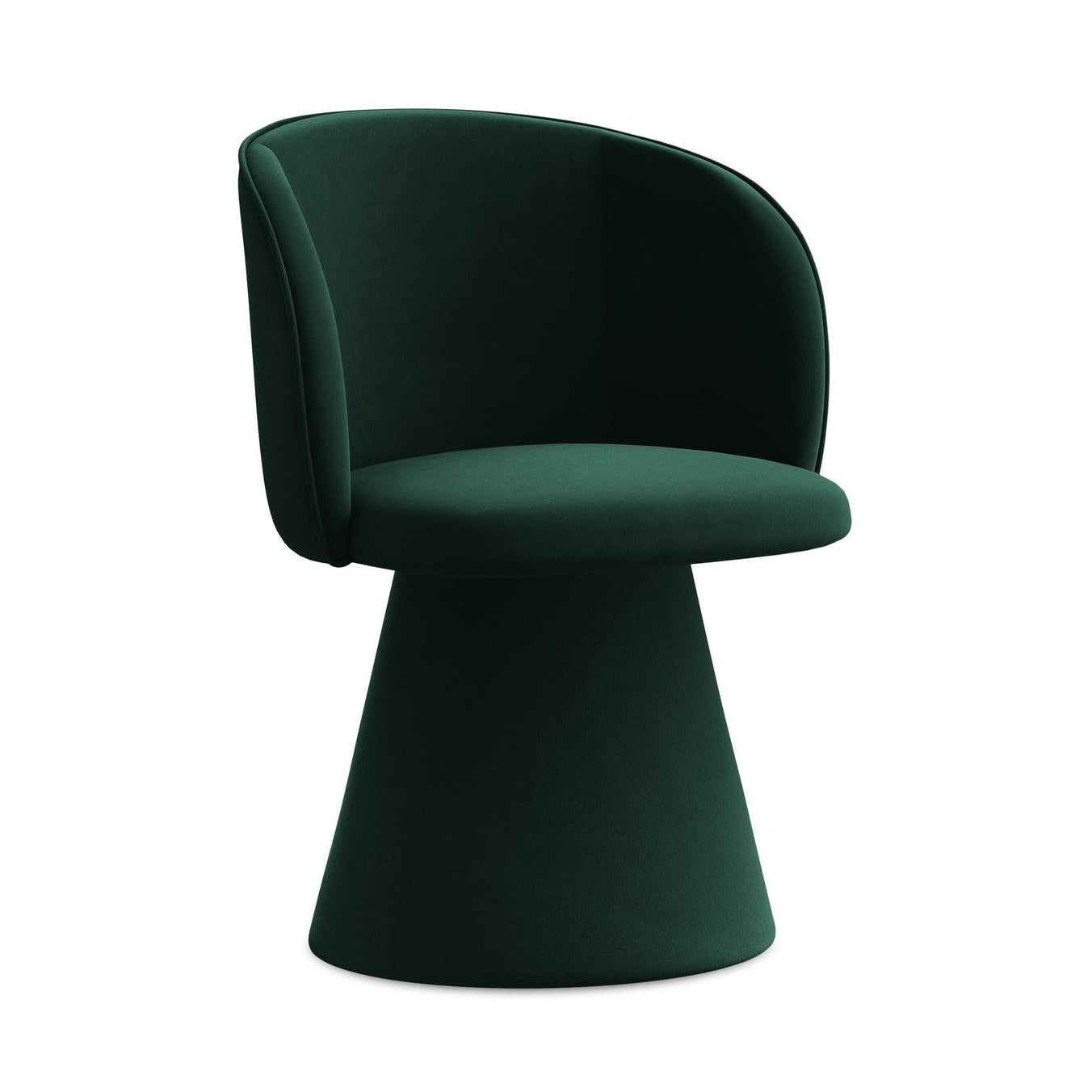 Velvet Chair MAIA Bottle Green