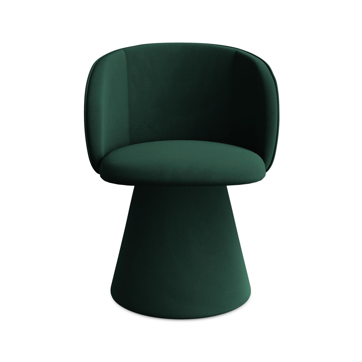 Velvet Chair MAIA Bottle Green
