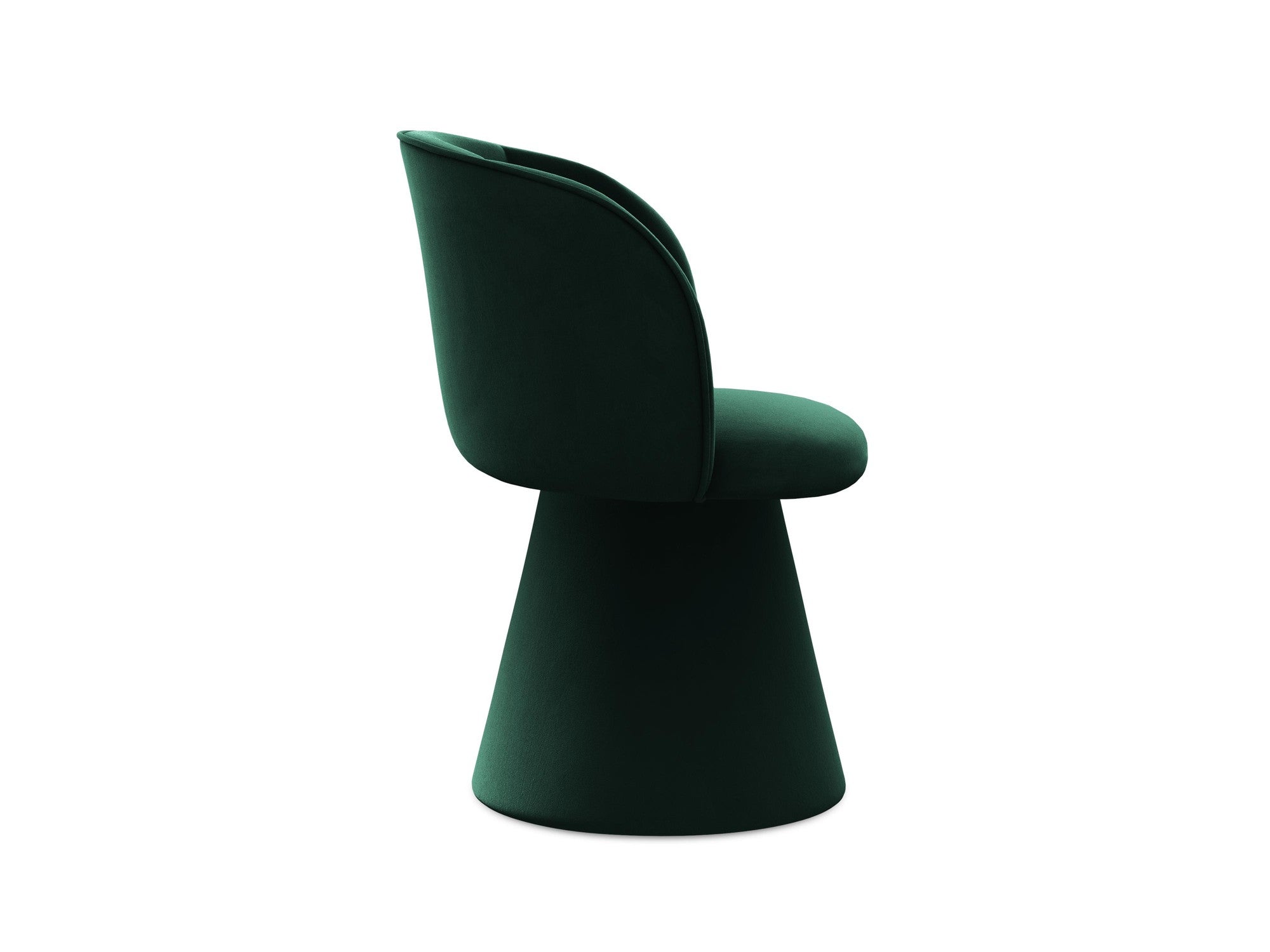Velvet Chair MAIA Bottle Green