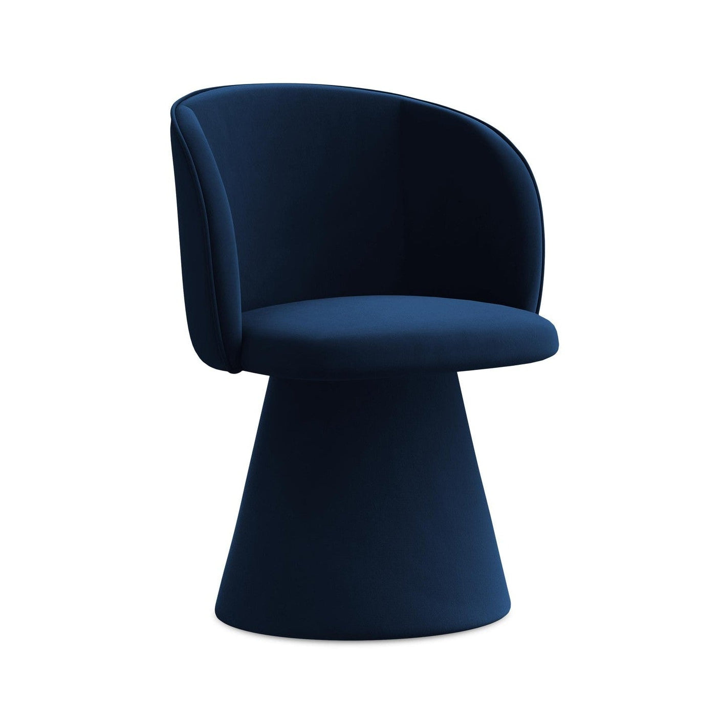 Fluwelen stoel MAIA koninklijk blauw