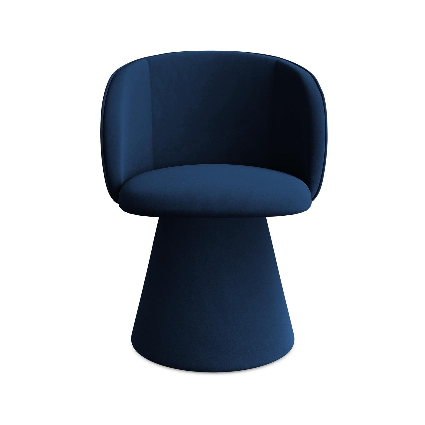 Fluwelen stoel MAIA koninklijk blauw