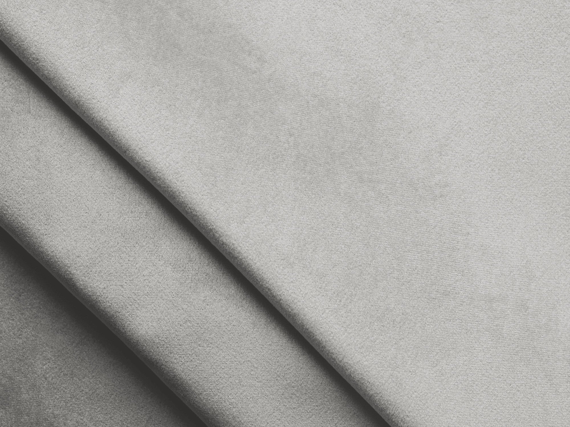 Velvet Chair MAIA silver with black oak base