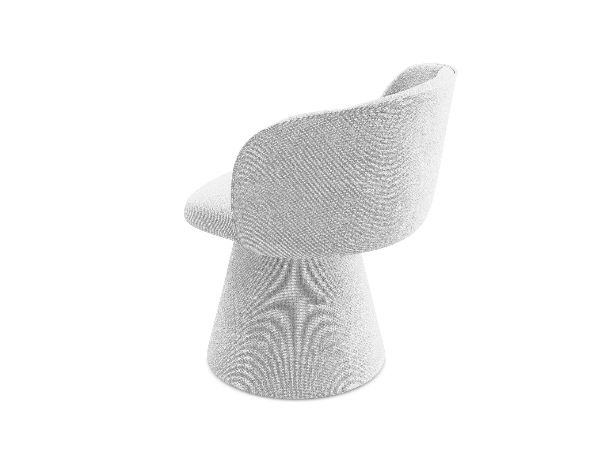 Stoel MAIA zilveren boucle