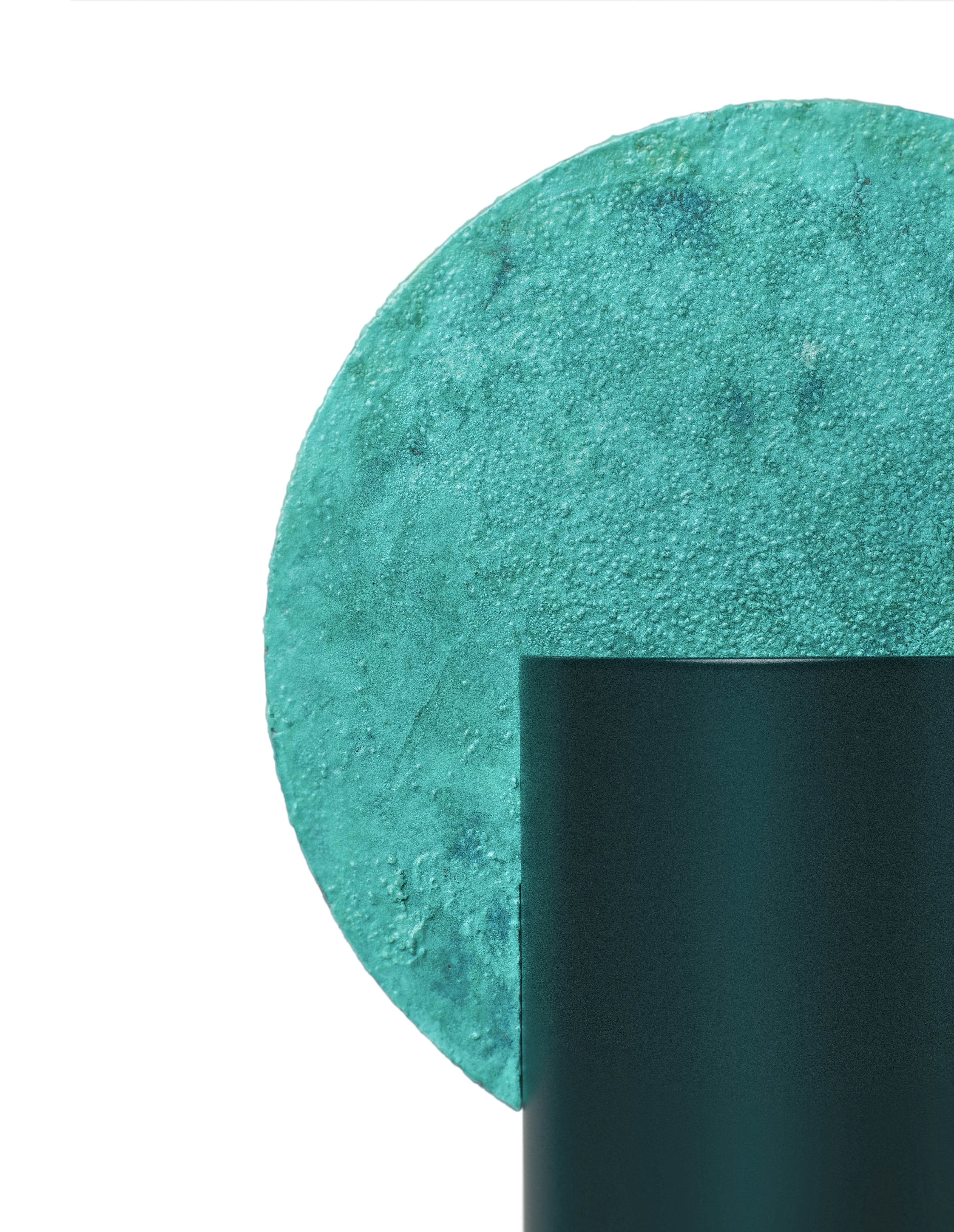 Vaas MALEVICH - GENUMMERDE EDITIE groen met geoxideerd koper