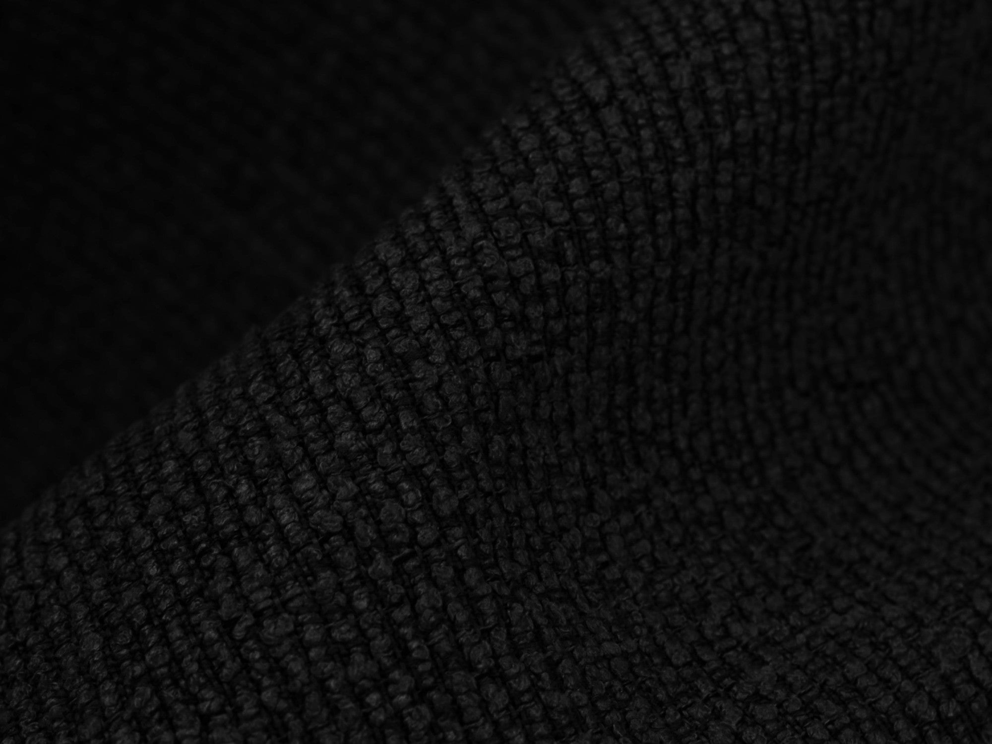 Sofa 3-zits MANAO zwart boucle