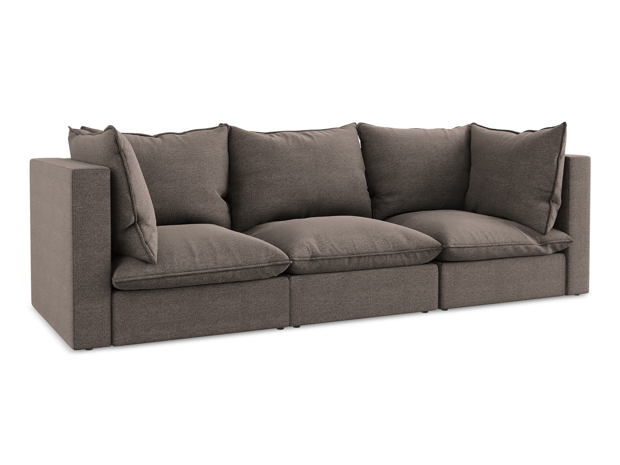 Sofa 3-zits MANAO chocolade boucle