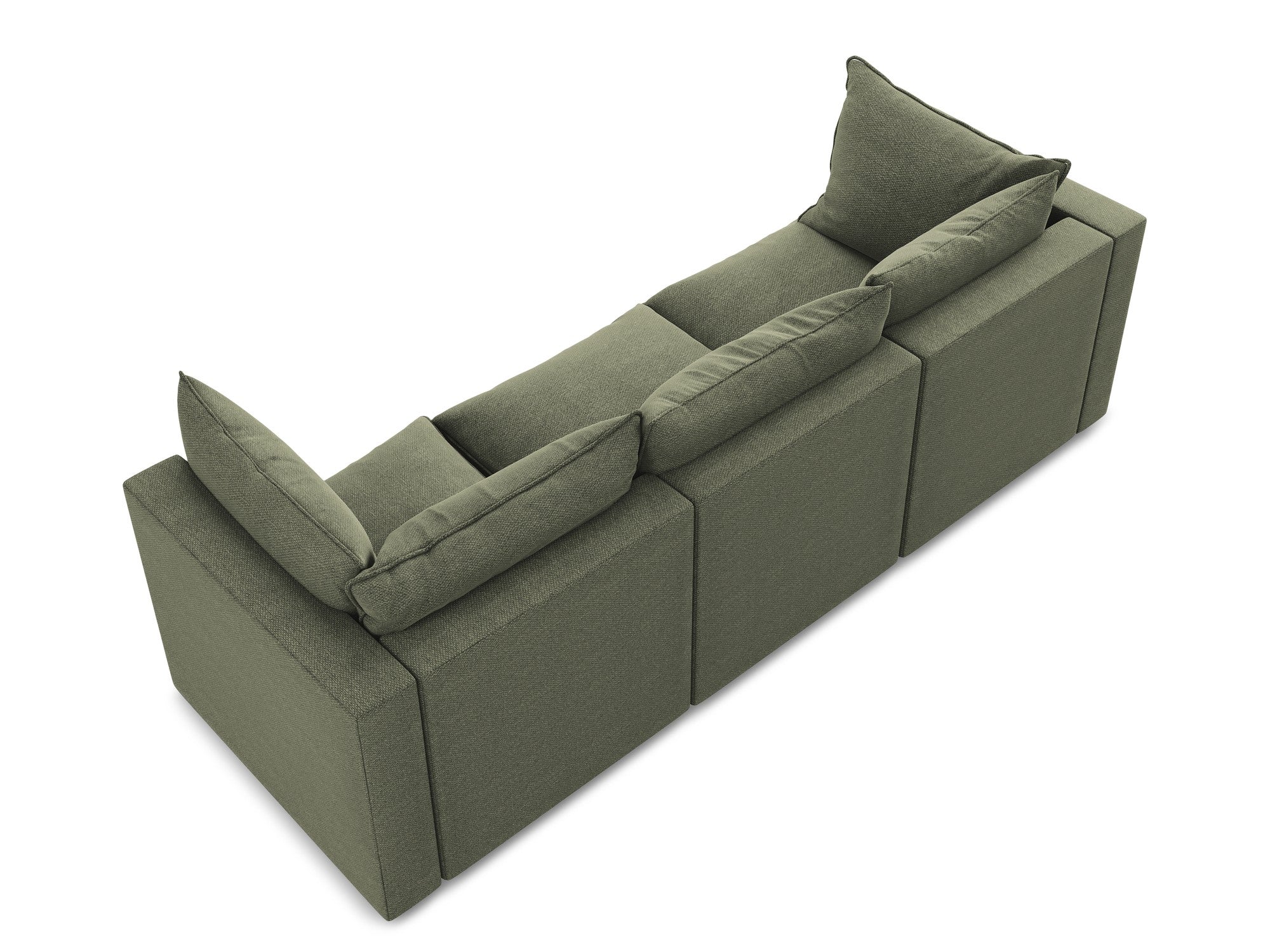 Sofa 3-zits MANAO olijfgroene boucle