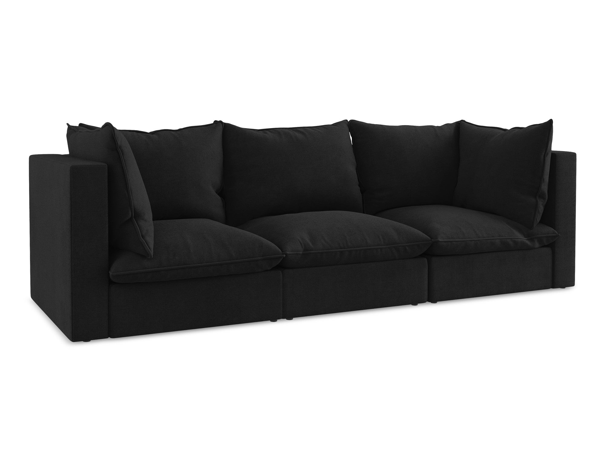 Sofa 3-zits MANAO zwart