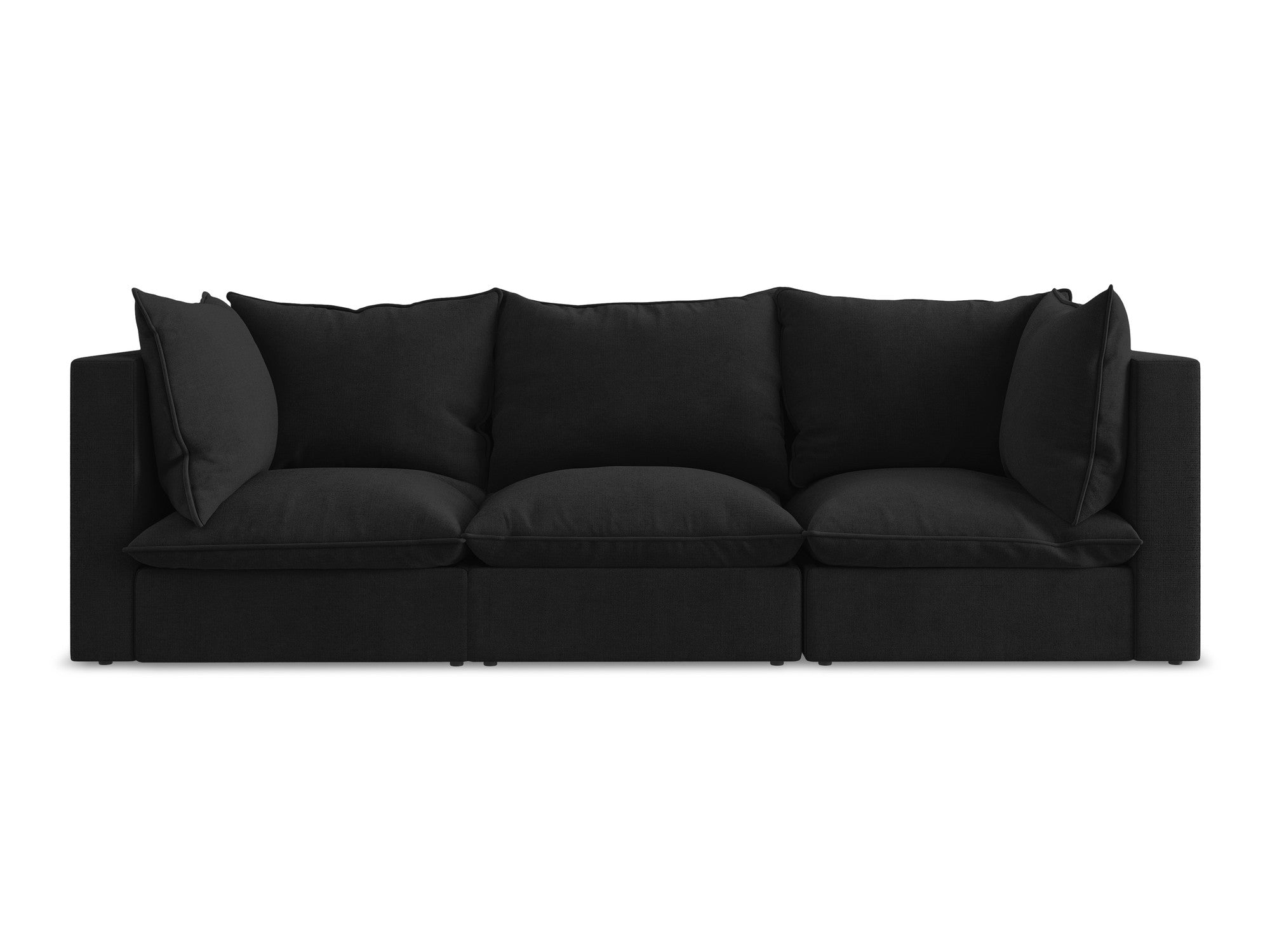 Sofa 3-zits MANAO zwart