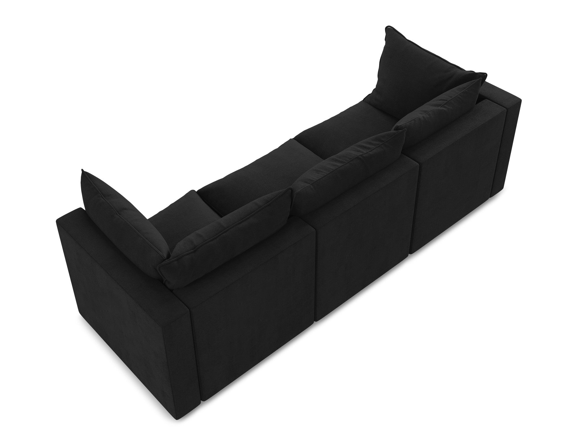 Sofa 3-zits MANAO zwart