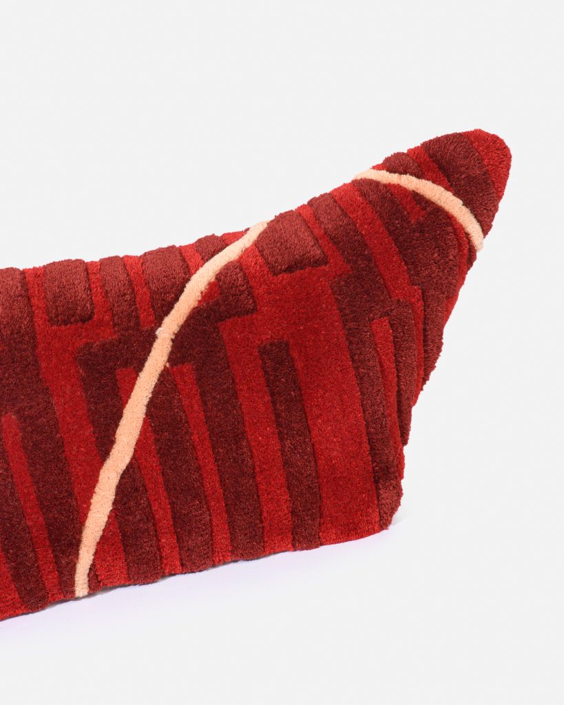 Decoratieve kussen MAYA rood