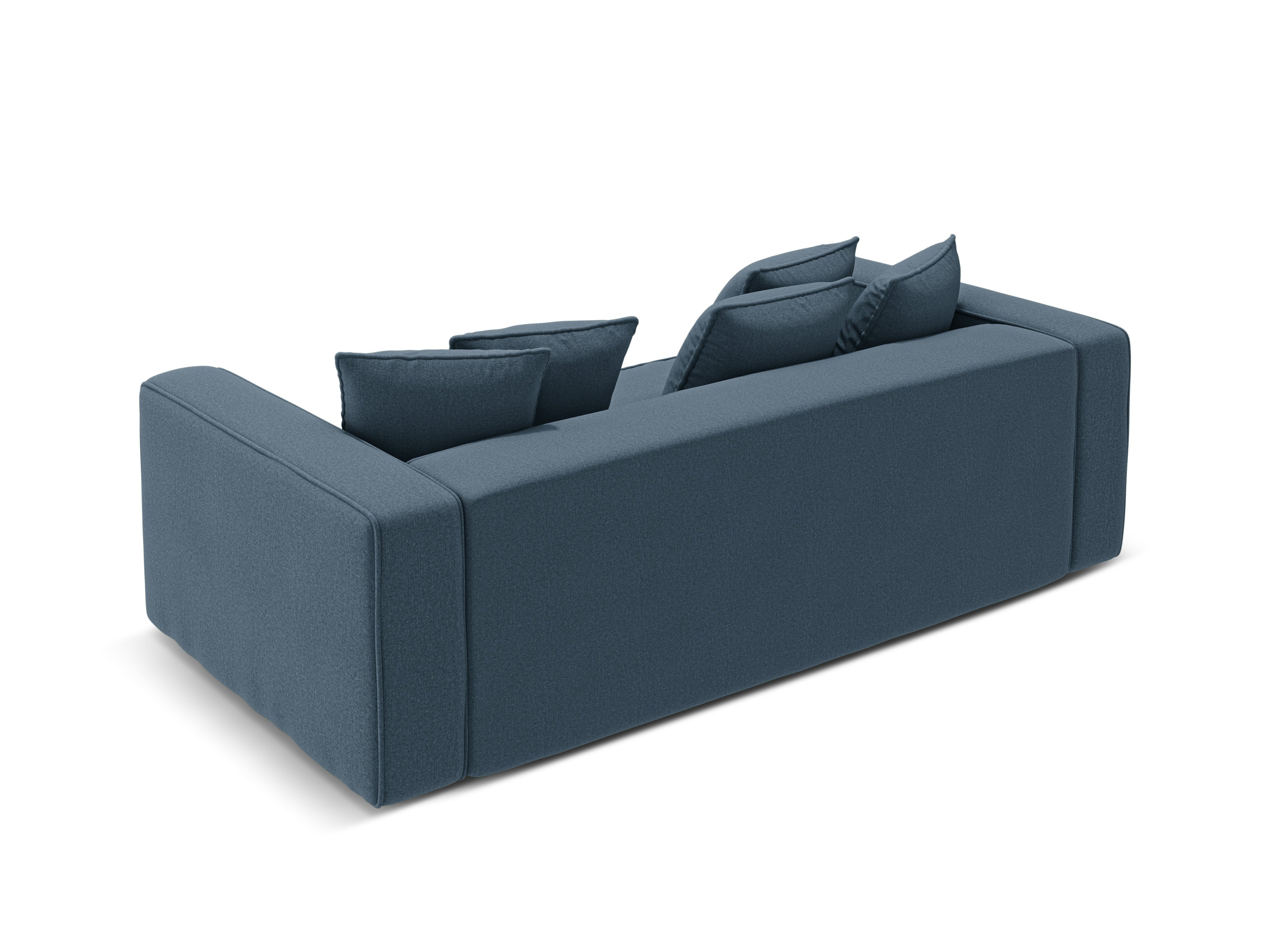 Sofa with sleeping function RIBES denim blue chenille