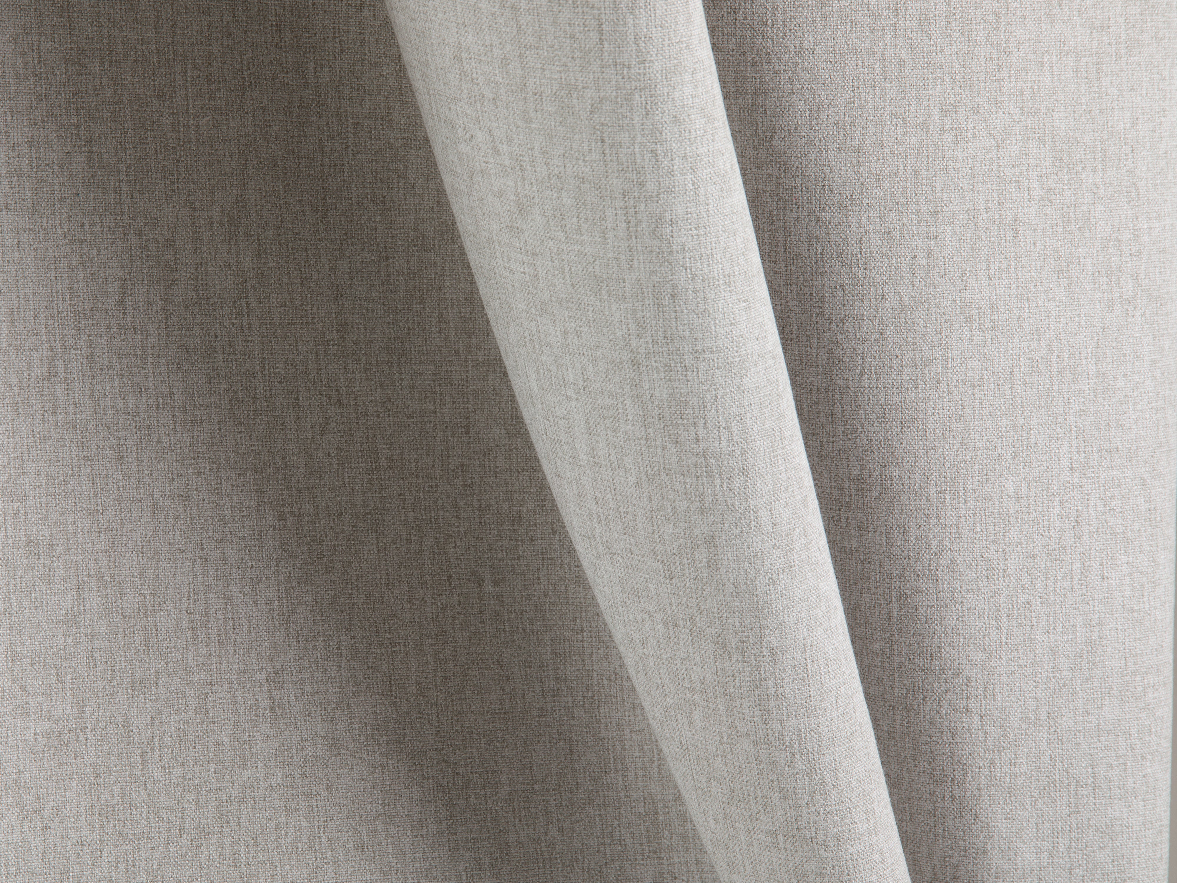 Sofa mit Schlaffunktion RIBES silberner Chenille