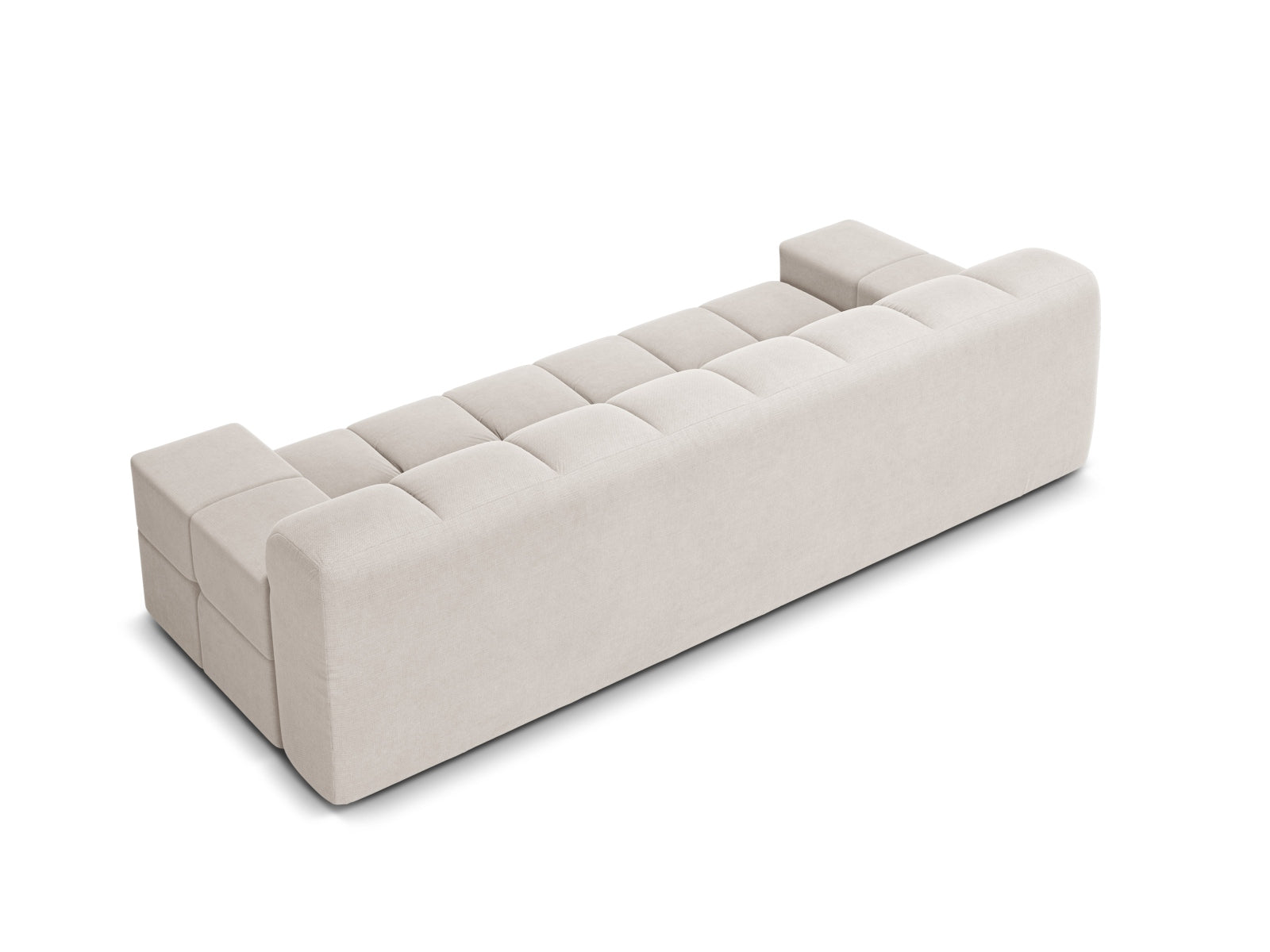 Sofa 3-zits AGAVE lichtbeige chenille