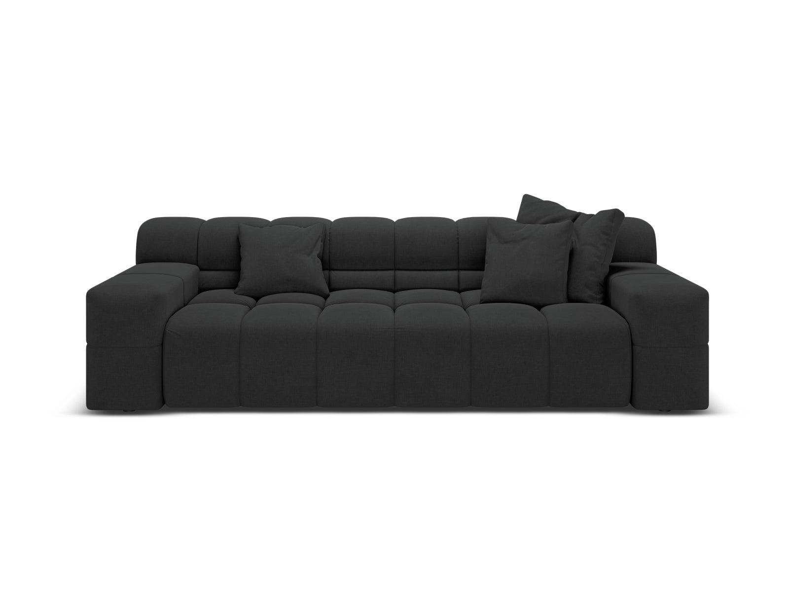 3-seater Sofa AGAVE anthracite chenille
