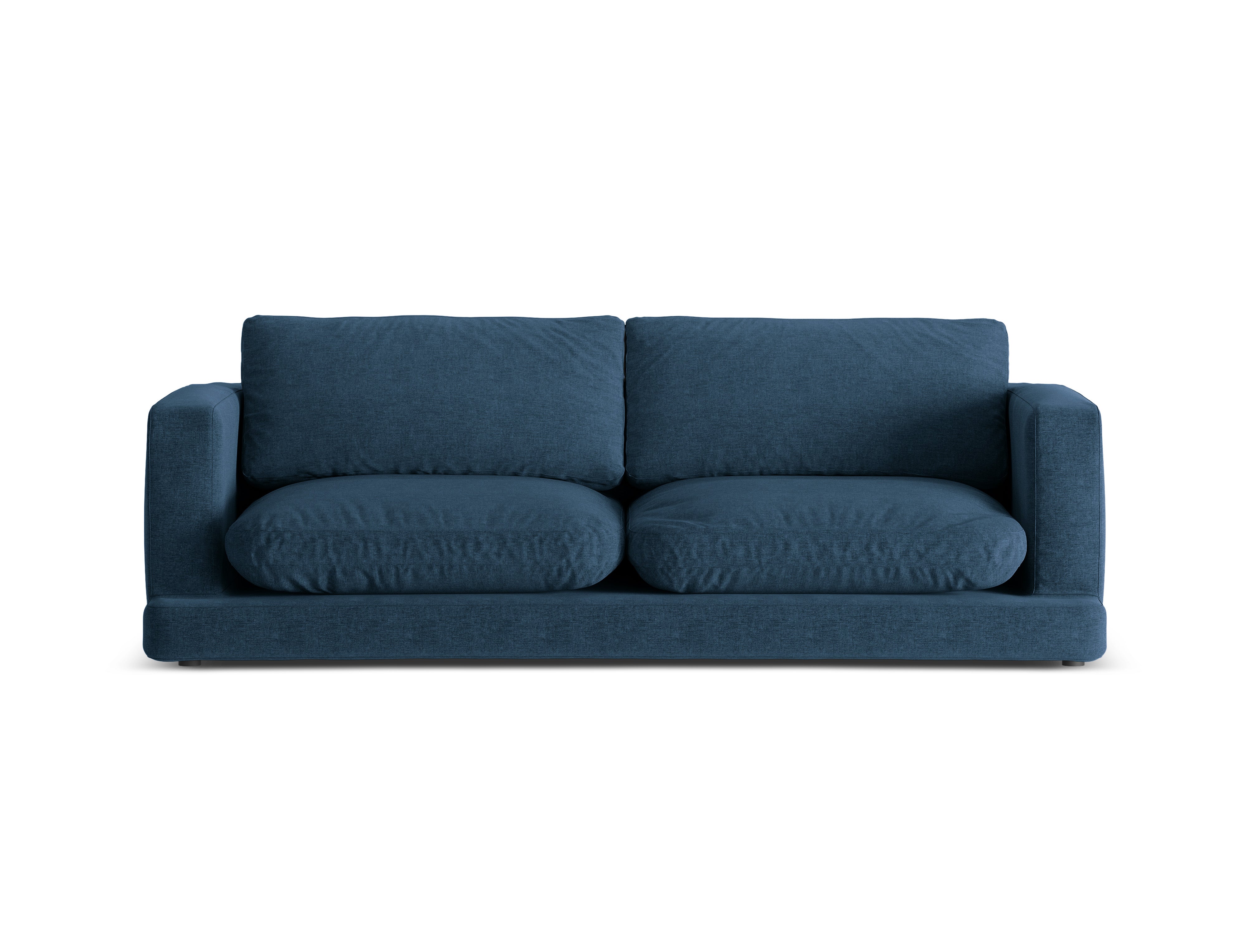 Sofa 3-zits DAPHNE donkerblauw chenille