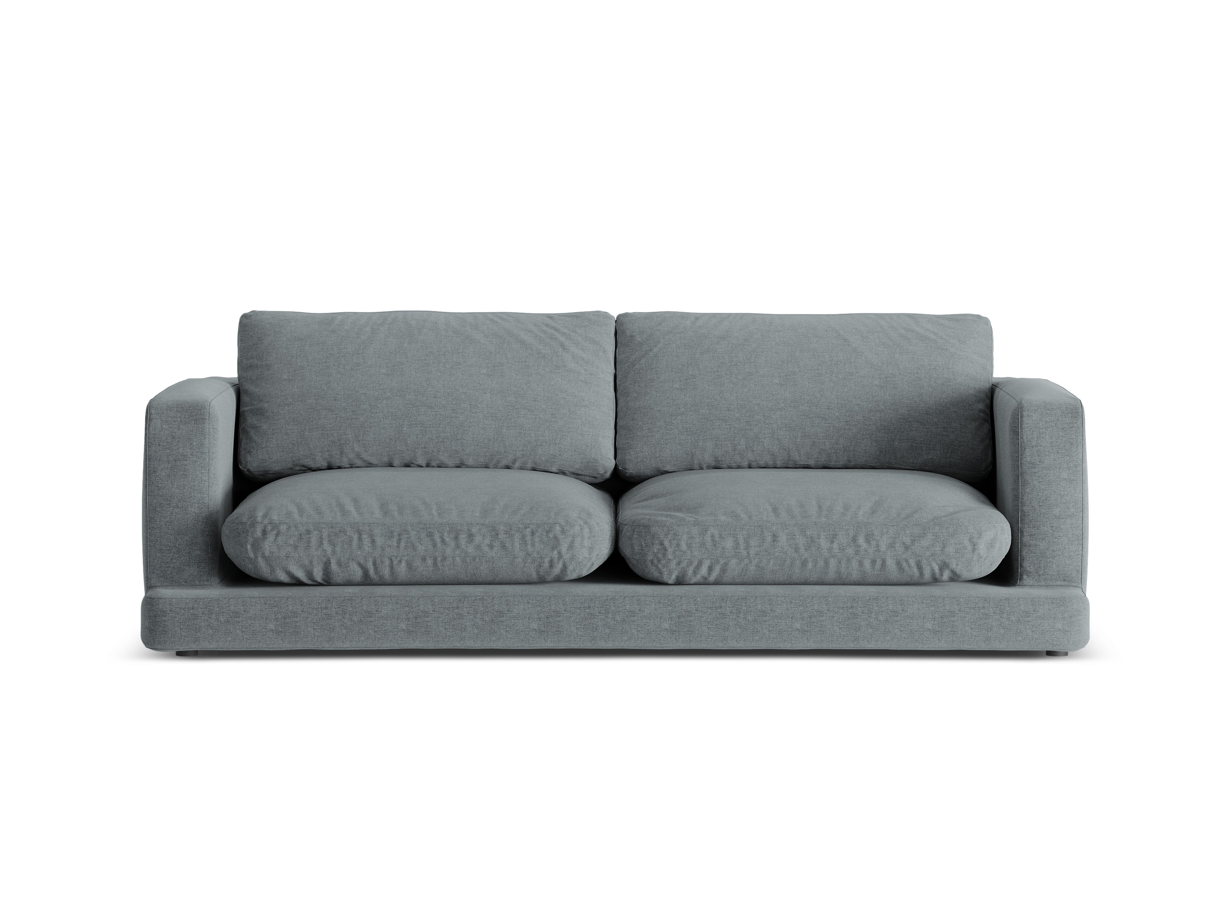 Sofa 3-Sitzer DAPHNE dunkelgrau Chenille