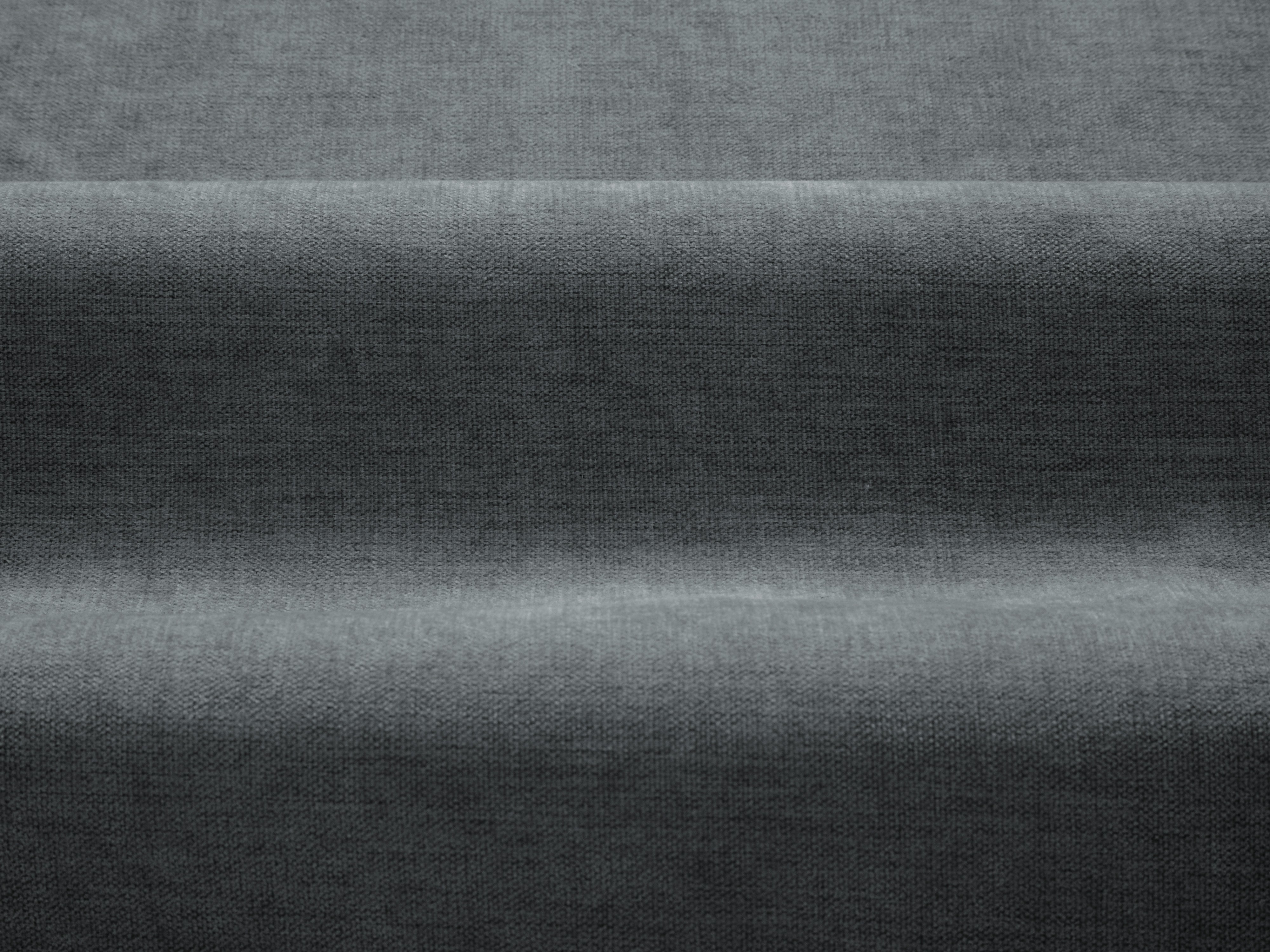 Sofa 3-Sitzer DAPHNE dunkelgrau Chenille