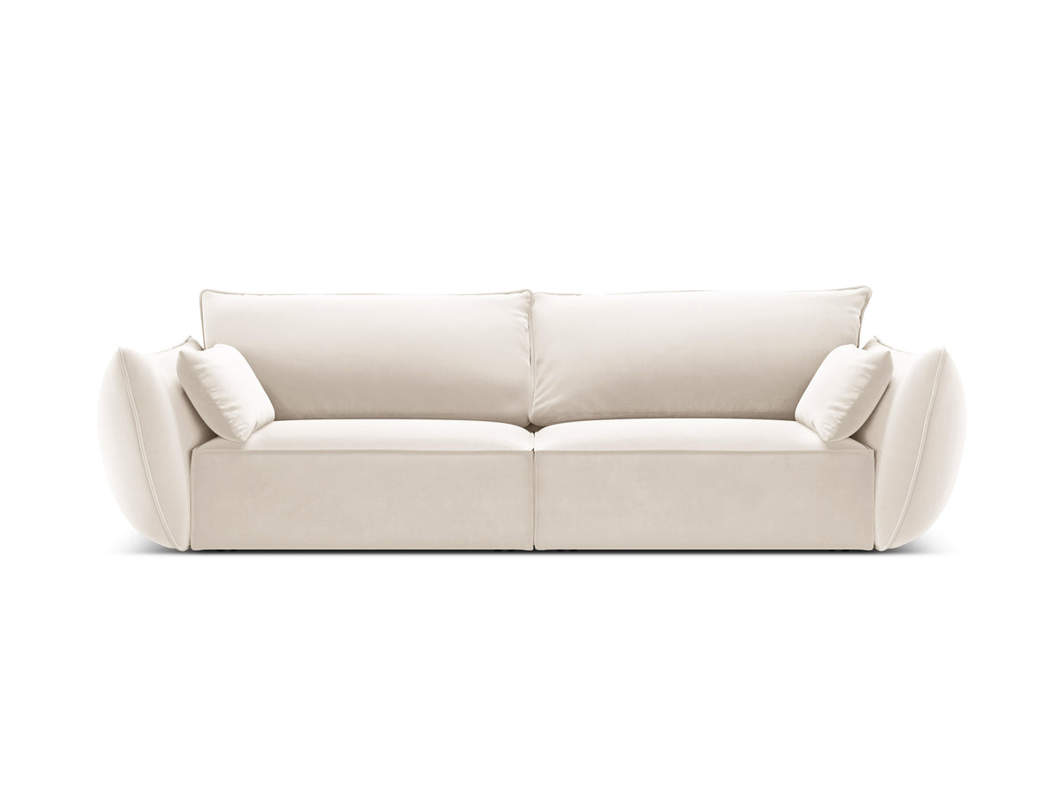 Sofa van fluweel 3-zits VANDA beige