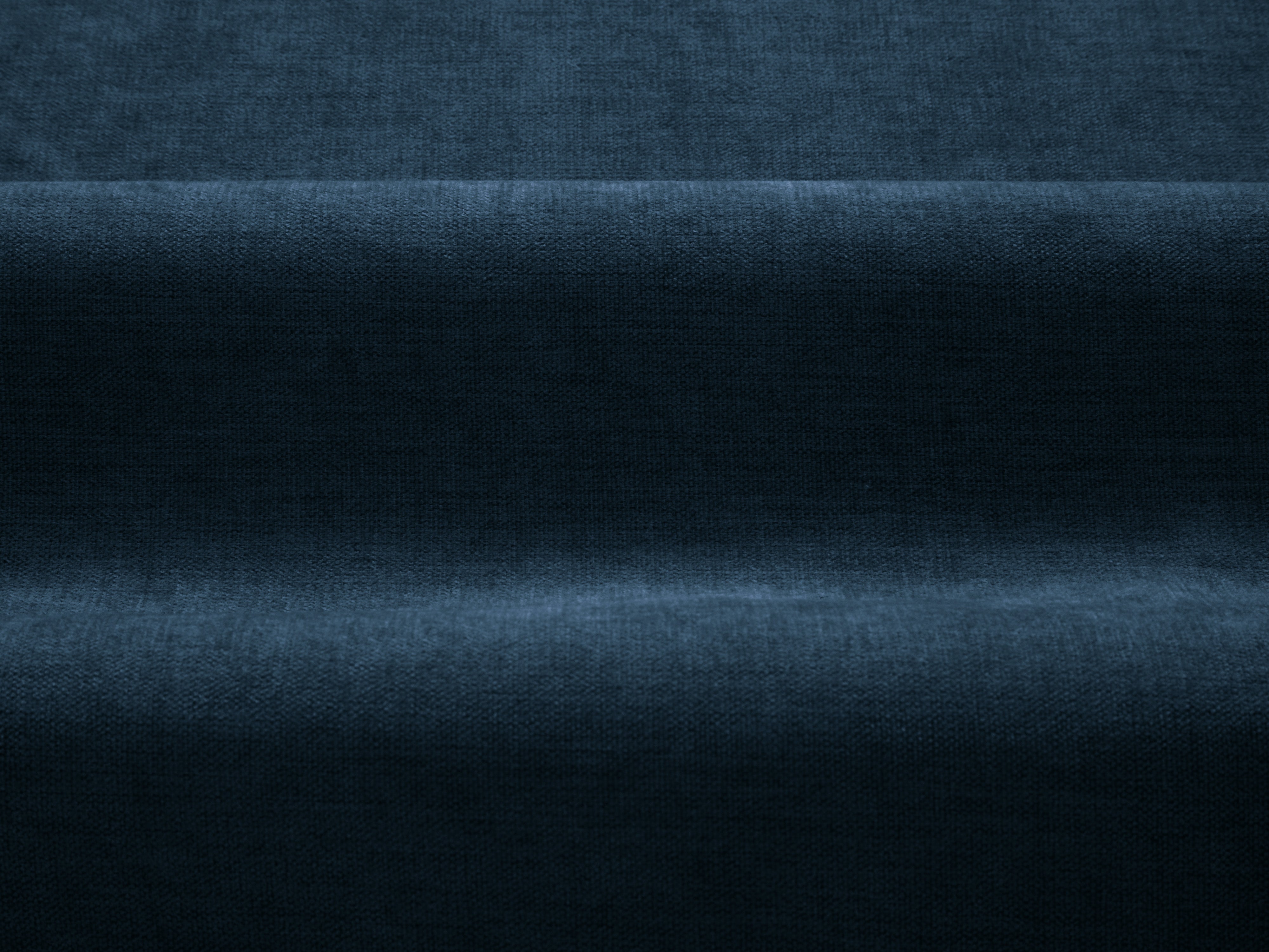 Sofa voor 4 personen DAPHNE donkerblauw chenille