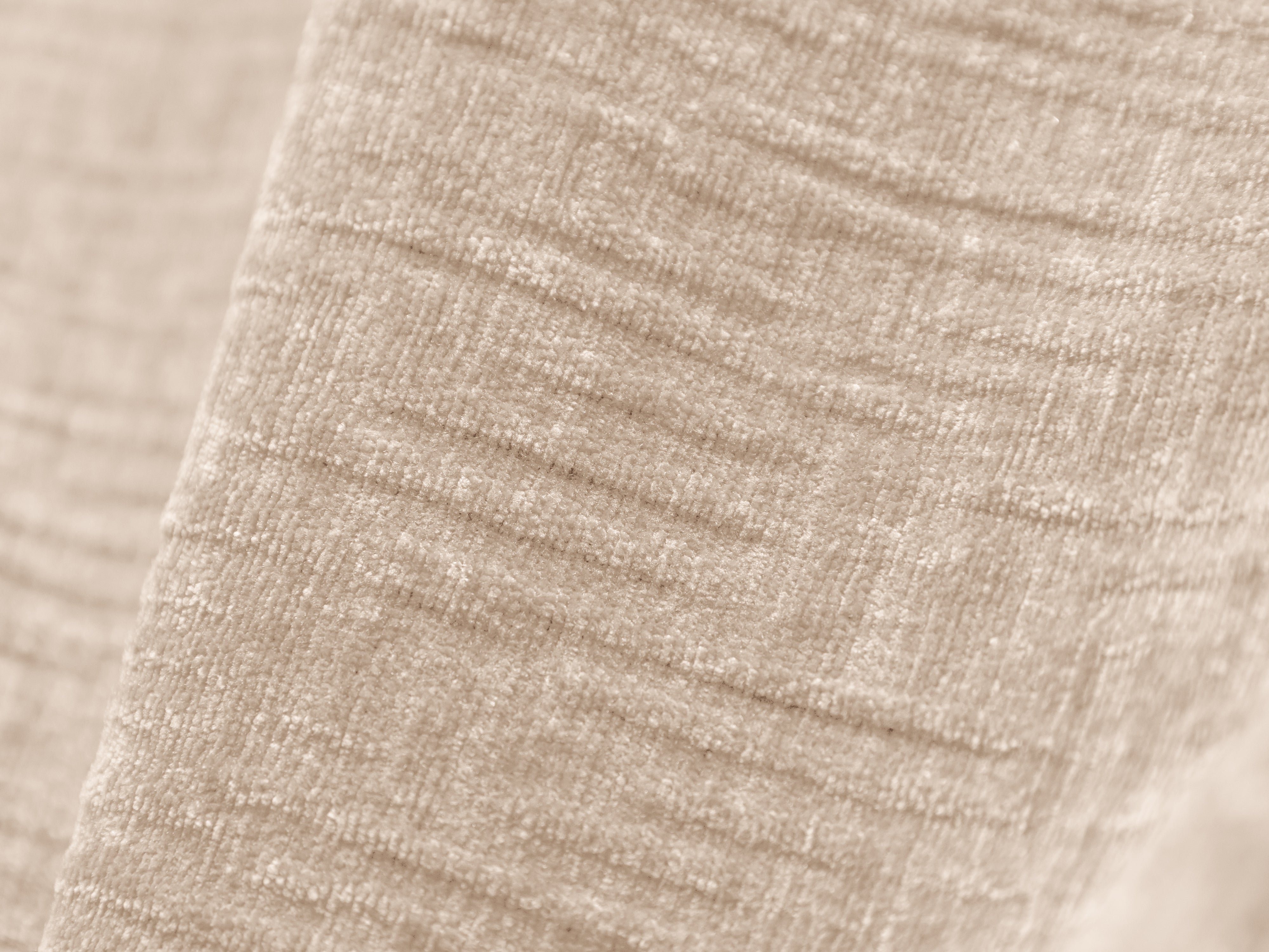 Beige VANDA fauteuil in chenille stof