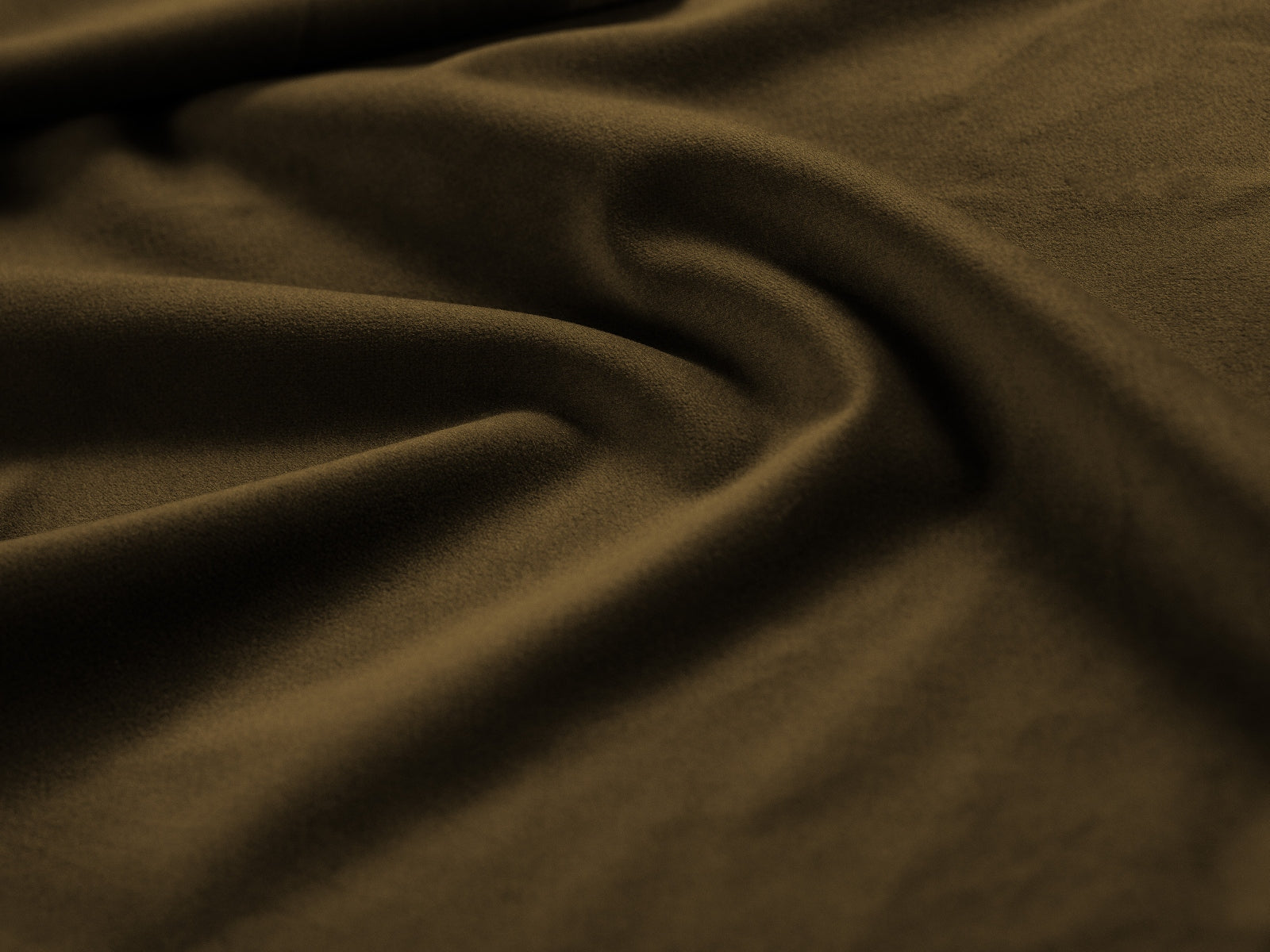 Groene linkszijdige 2-zits fluwelen hoekbank AGAVE