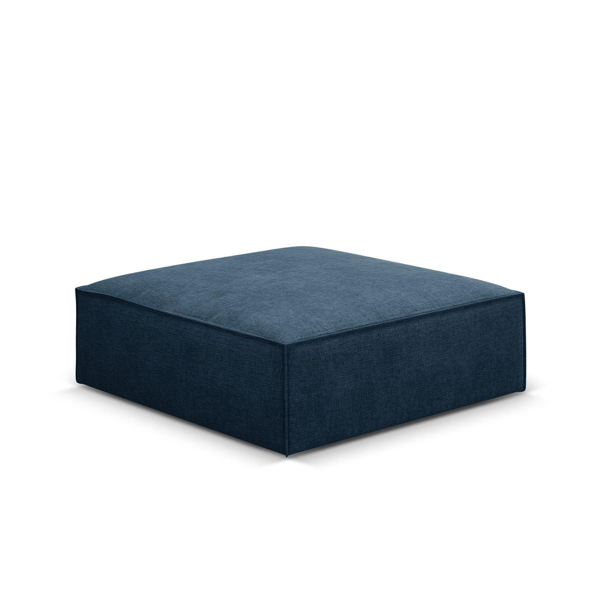 Puf van szenilstof VANDA koninklijk blauw