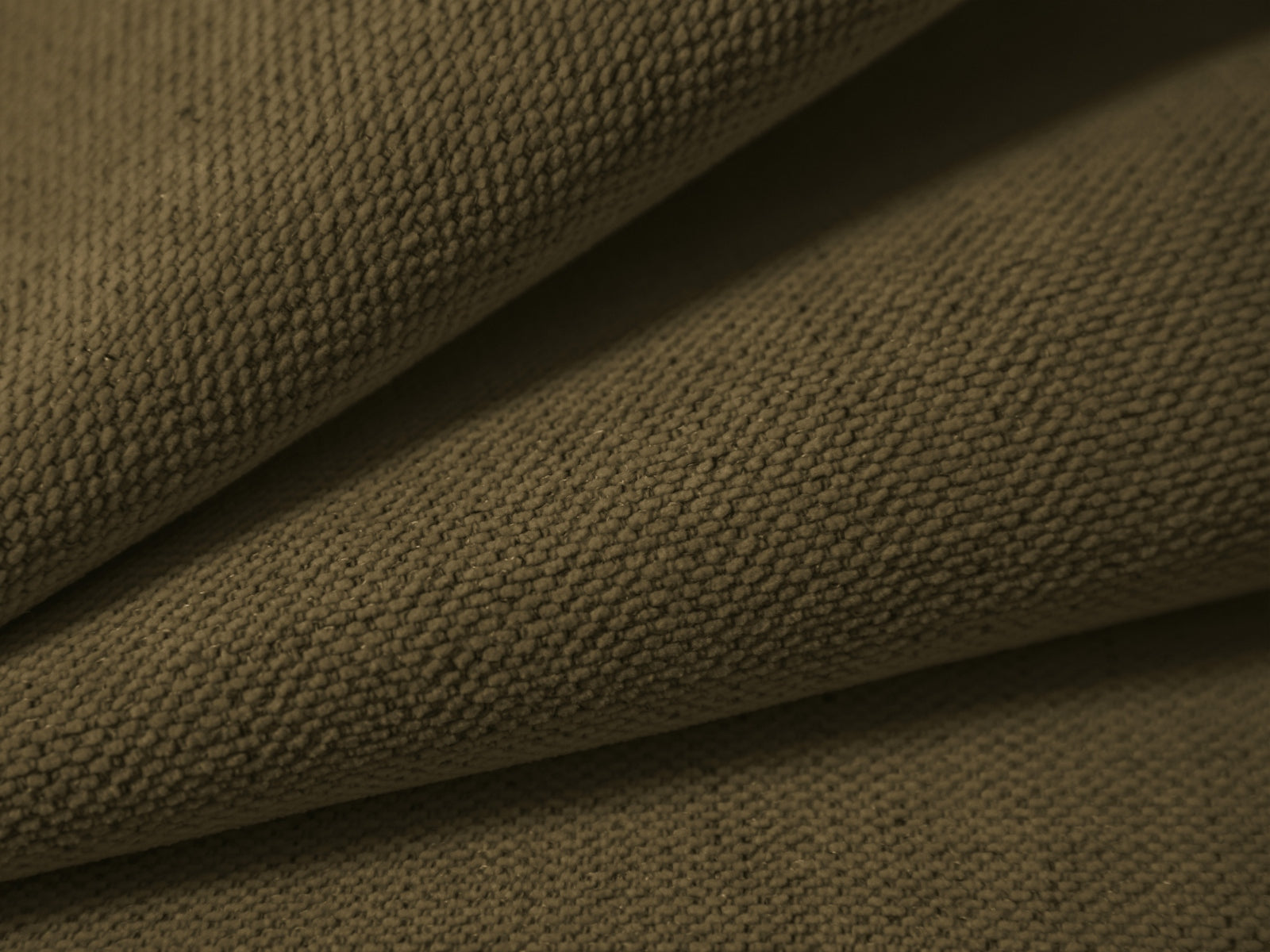 Right-facing 2-seater sofa AGAVE green chenille