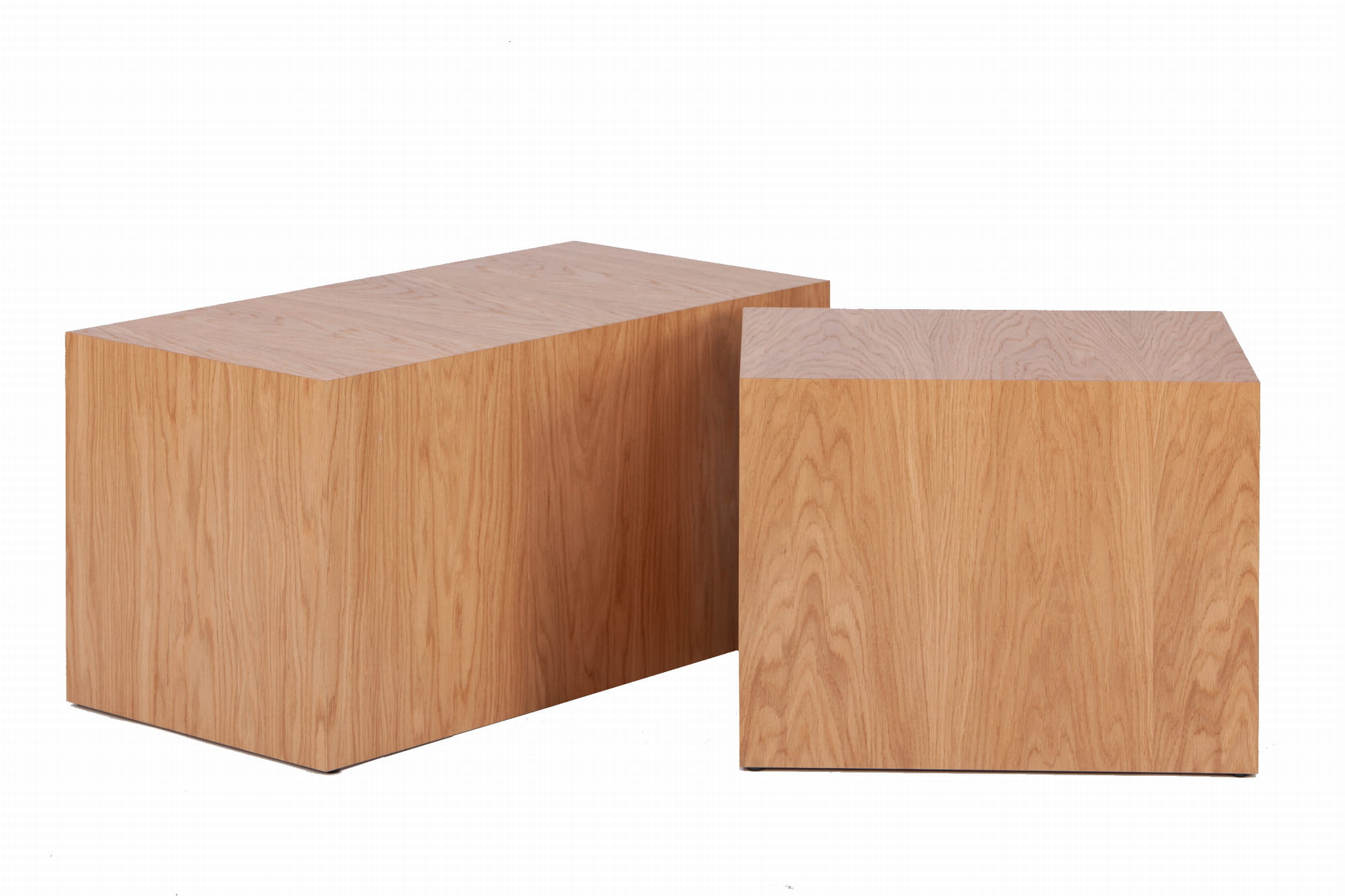 FIRKANT oak veneer coffee table