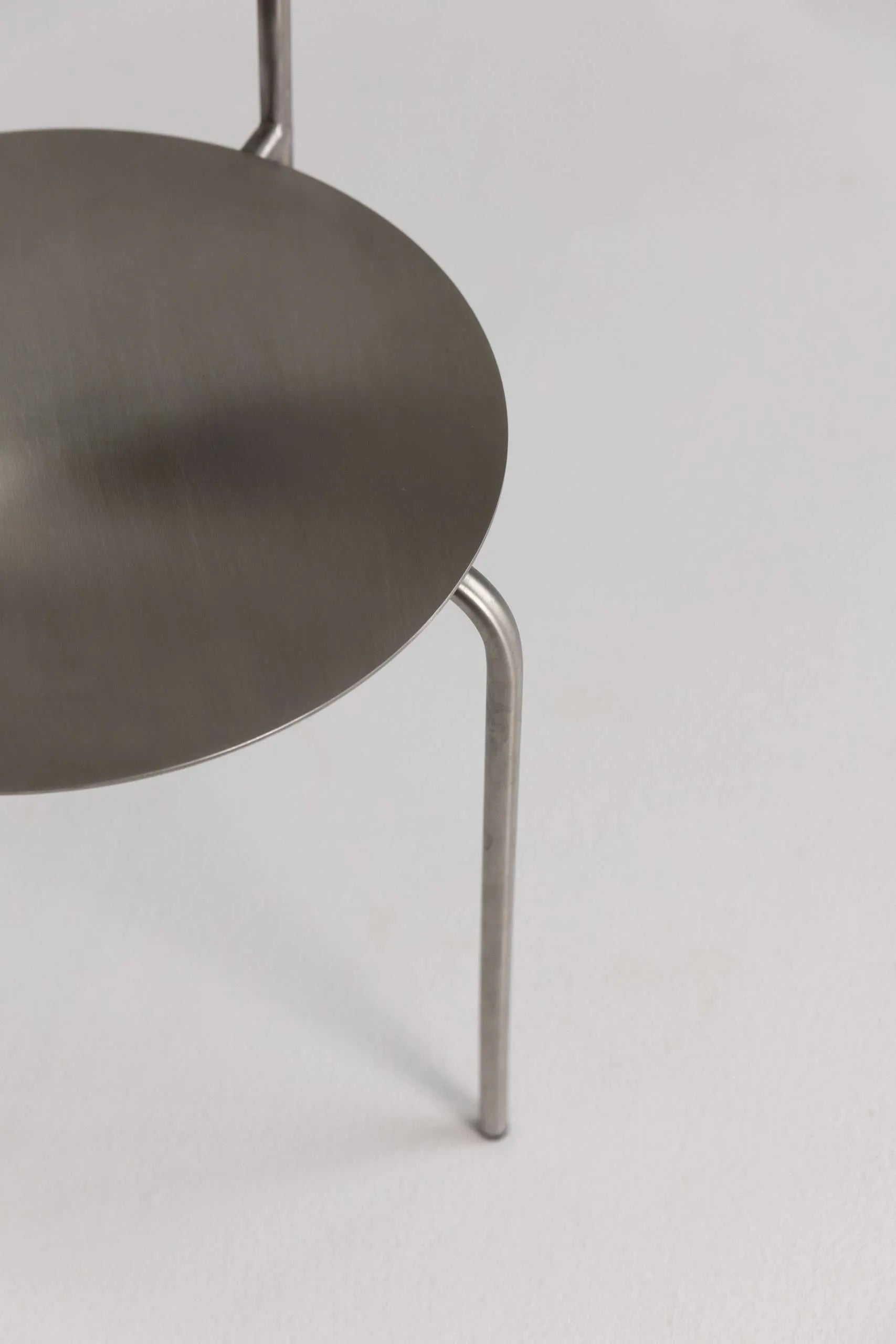 Stoel MEADOW matte roestvrij staal - showroommodel