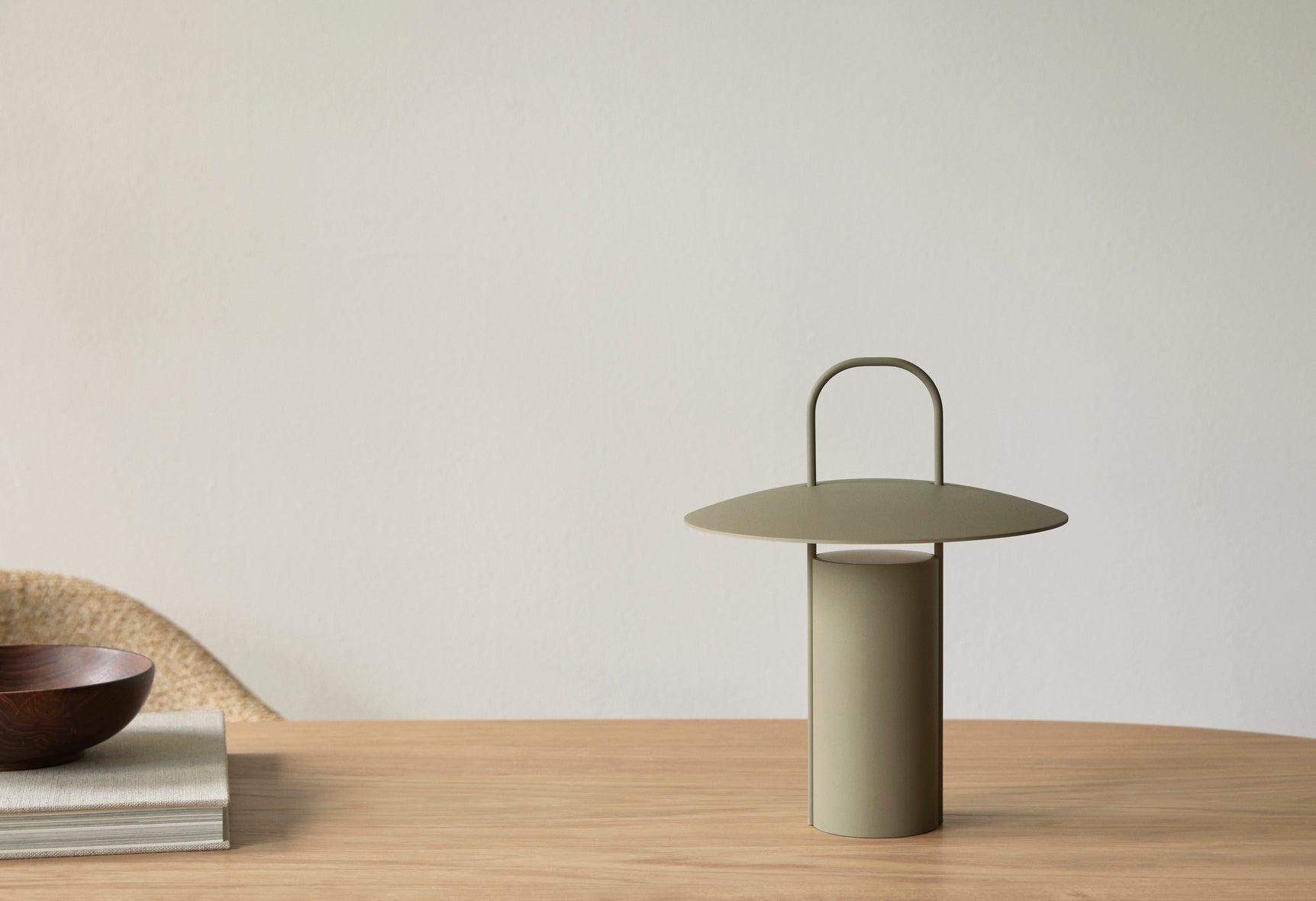 Portable lamp RAY olive