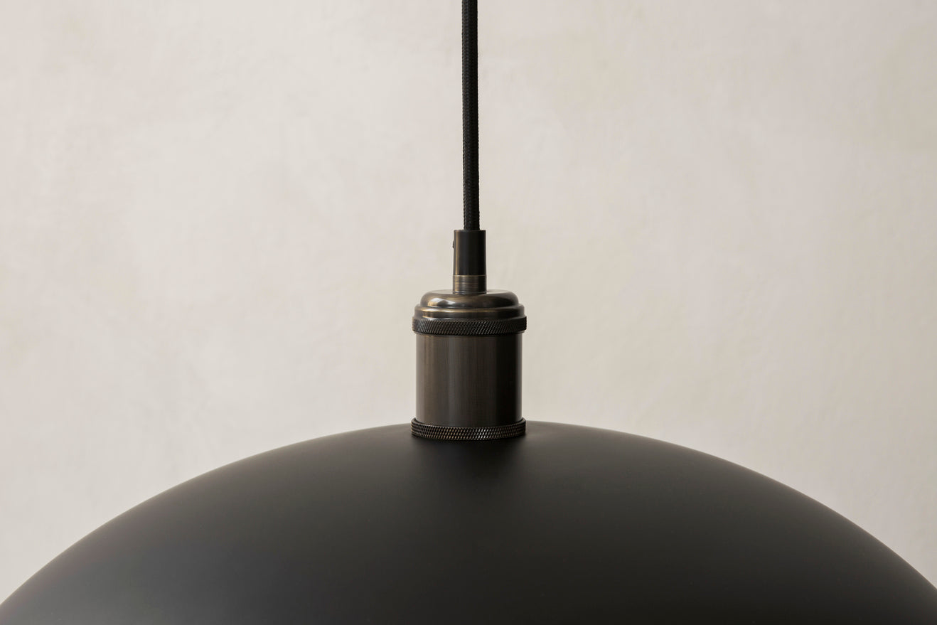 HUBERT black pendant lamp