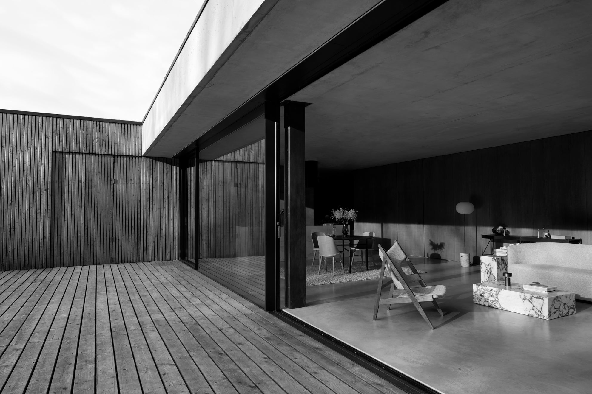 Vloerlamp JWDA beige travertijn