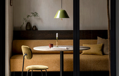 AFTEROOM PLUS upholstered chair green boucle