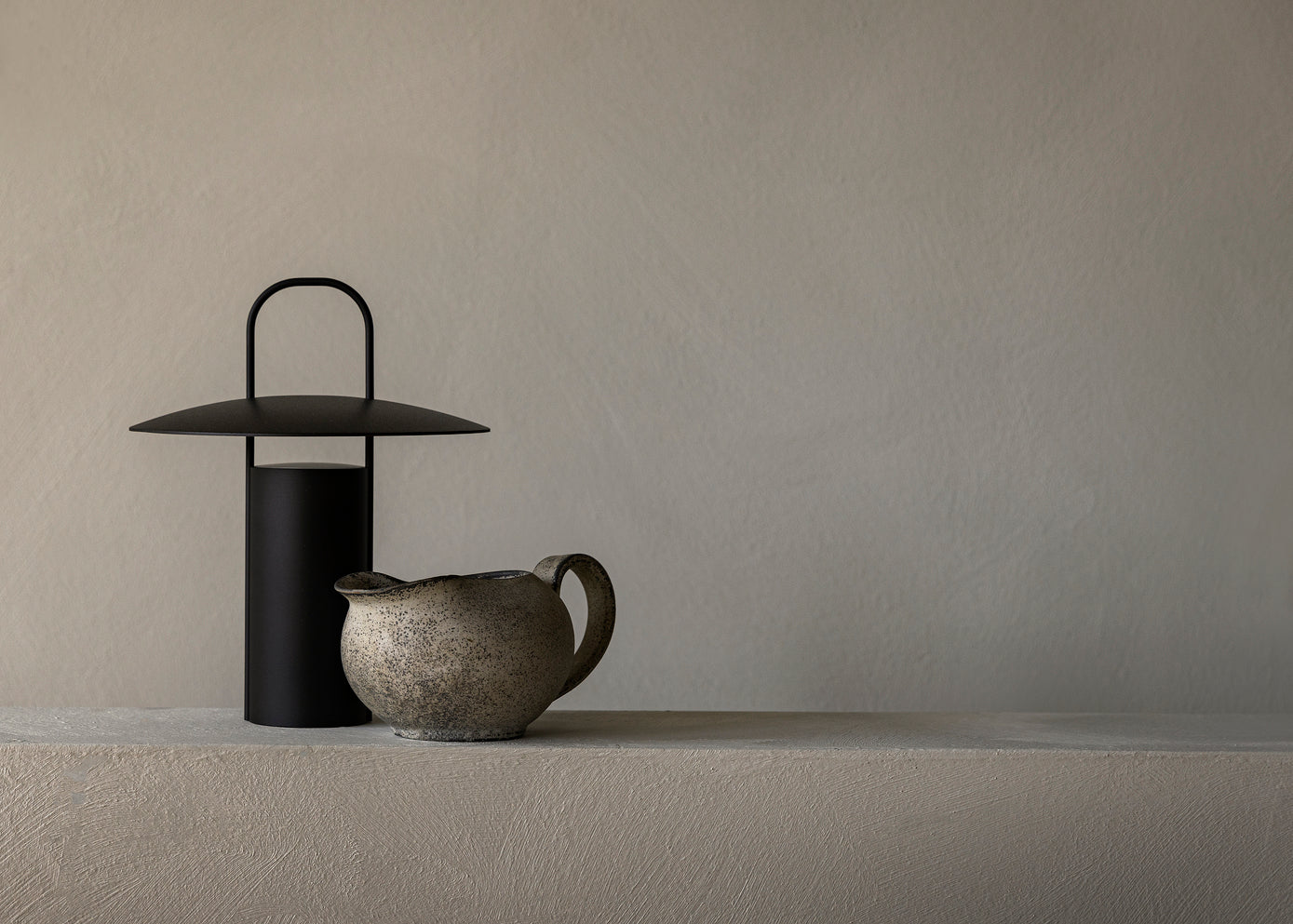 Draagbare lamp RAY zwart