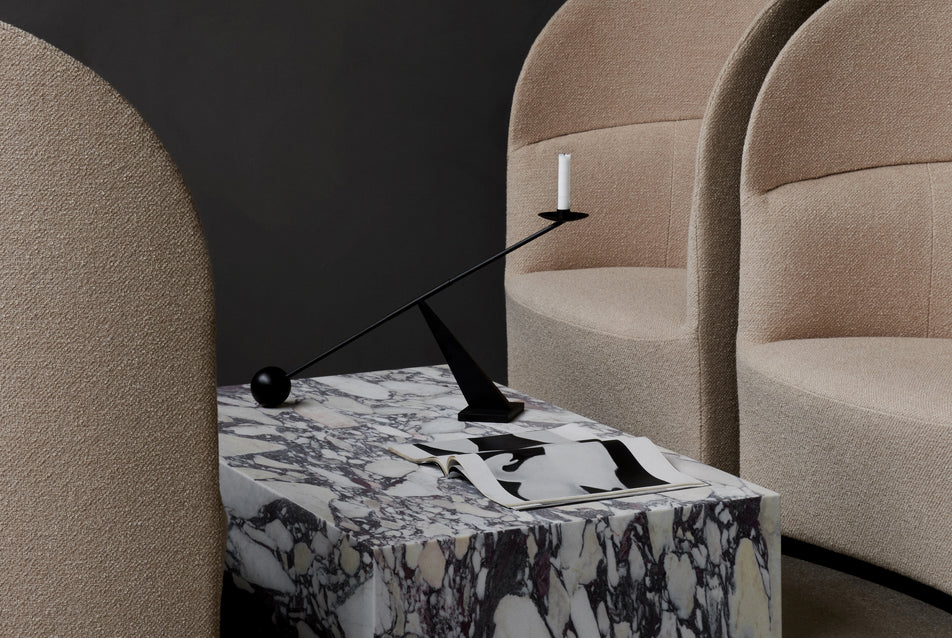 Sofa mit hohem Rücken TEAROOM senfgelb