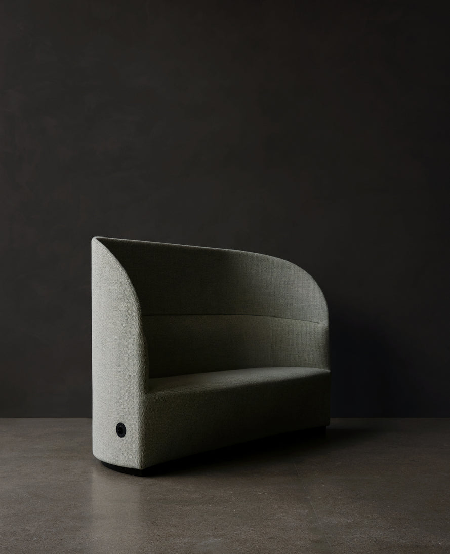 Sofa mit hohem Rücken TEAROOM senfgelb