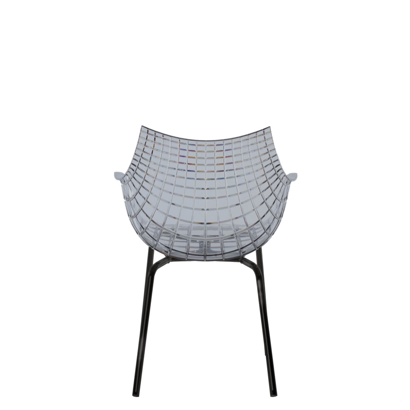 Meridiana -Stuhl rauchte mit einer schwarzen Basis