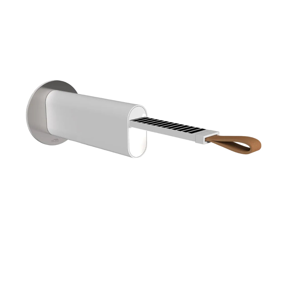 Wandlamp METRICA glanzend wit