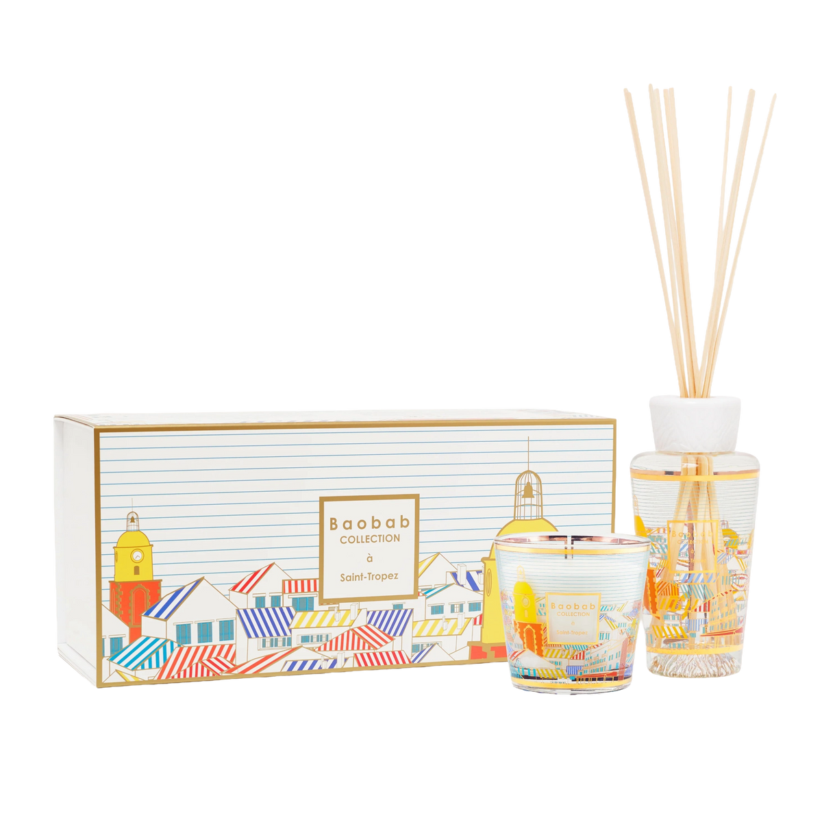 Cadeauset MY FIRST BAOBAB A SAINT-TROPEZ kaars en diffuser