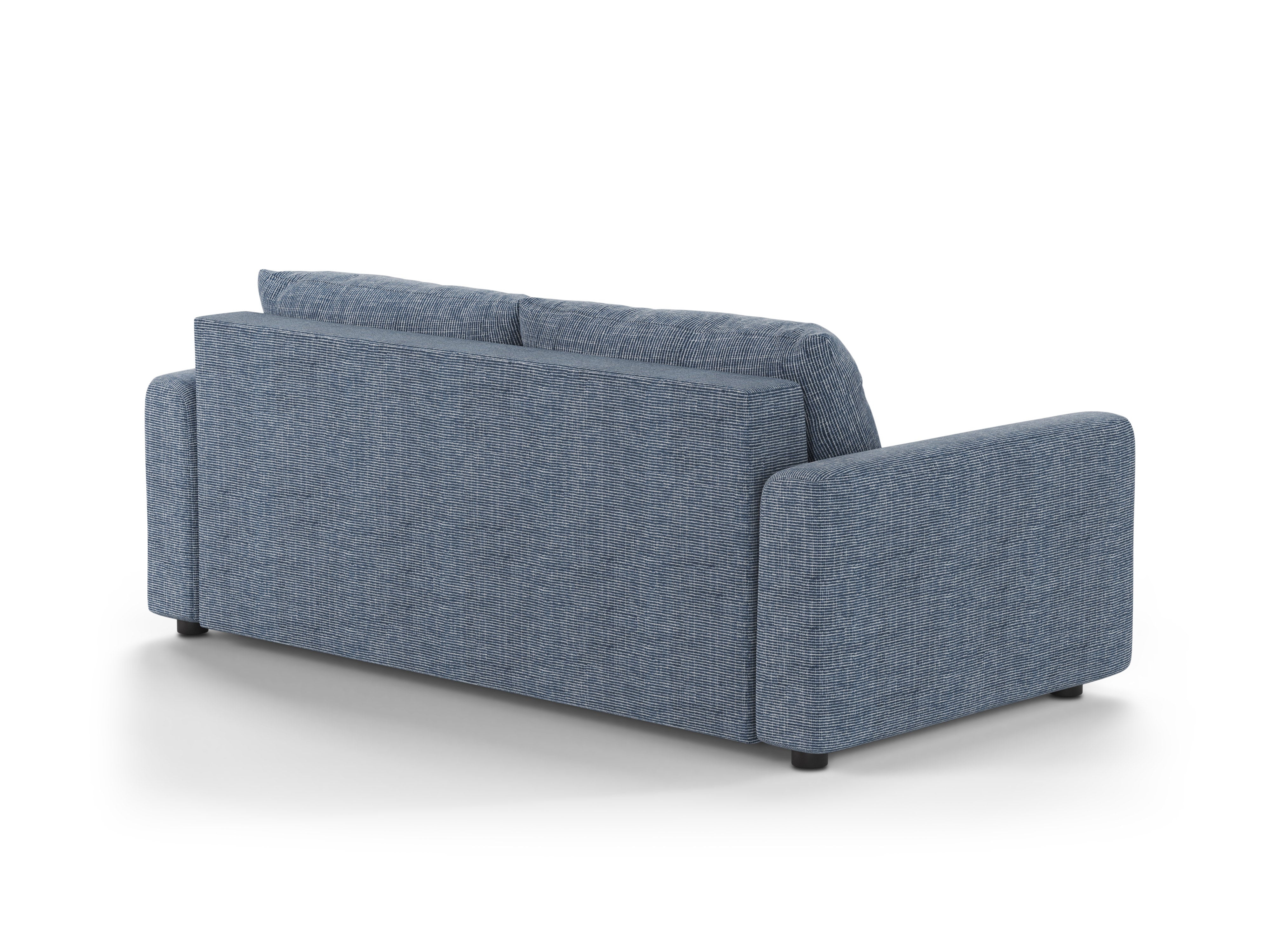 Sofa 3-zits met slaapfunctie DAVID blauw gemêleerd