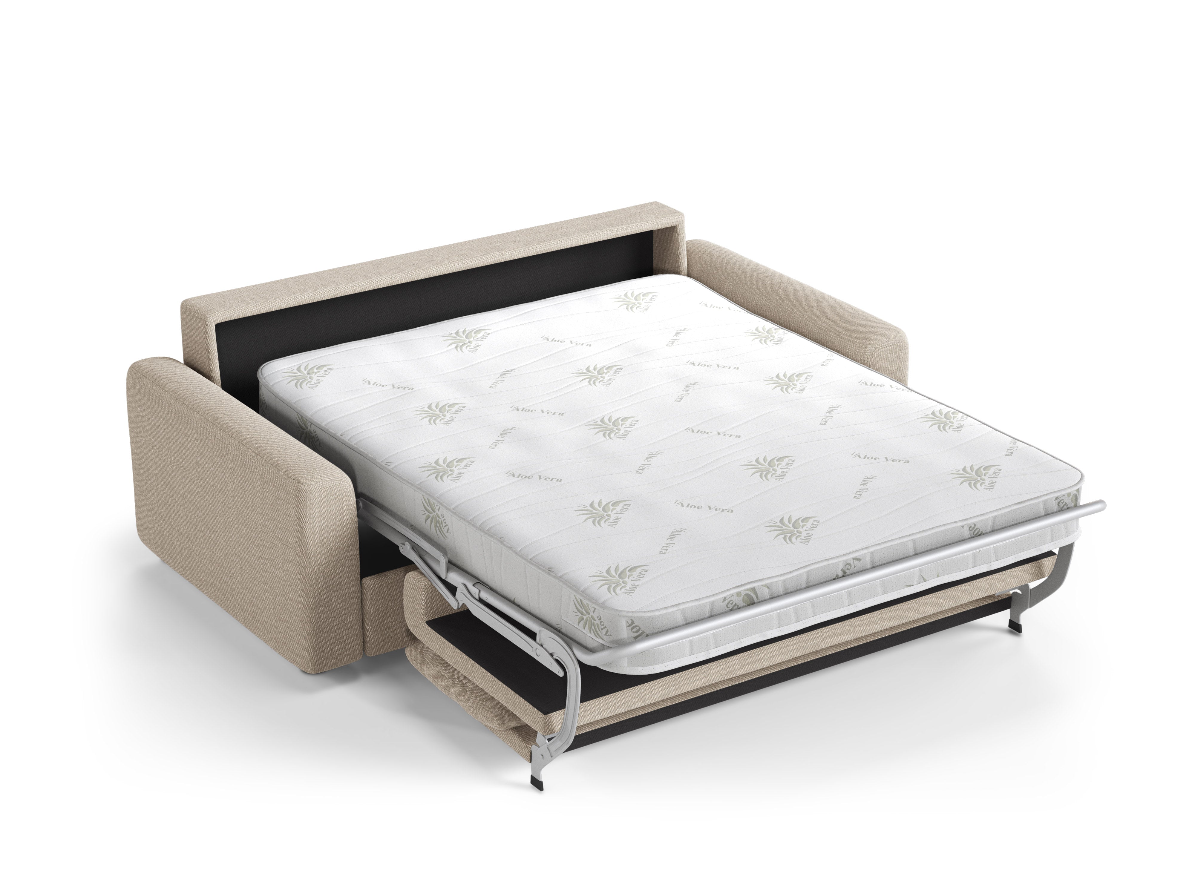 Sofa 3-zits met slaapfunctie DAVID beige
